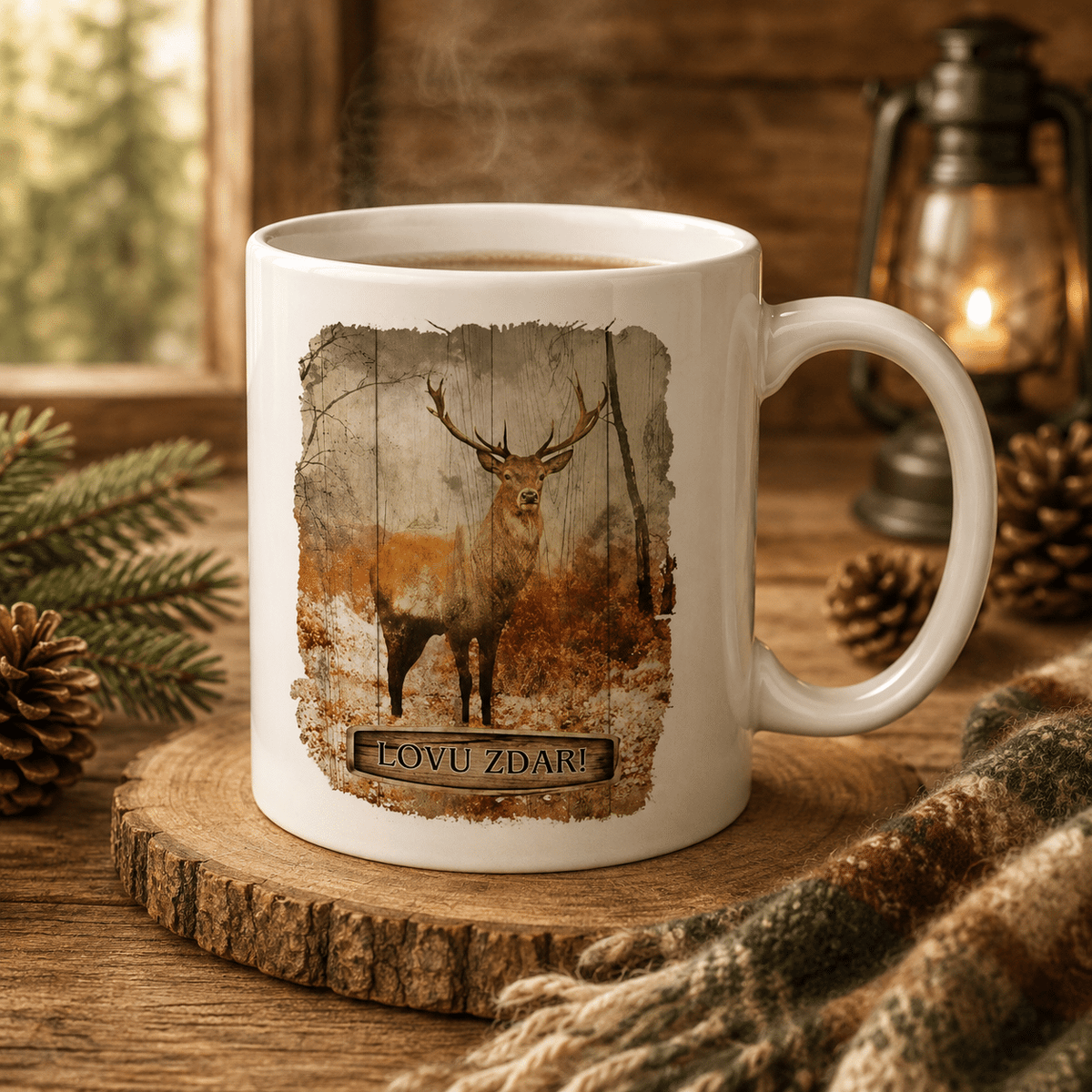 Ceramic Mug 350 ml for Foresters – Good Hunting