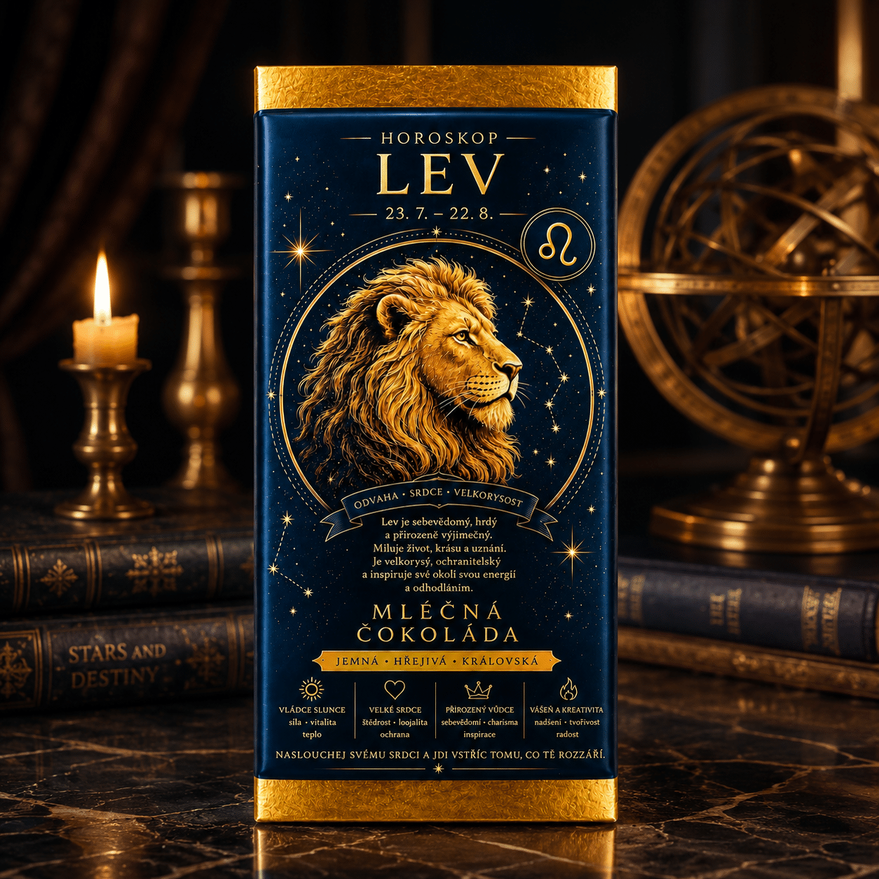 Zodiac Sign Leo Milk Chocolate 100 g