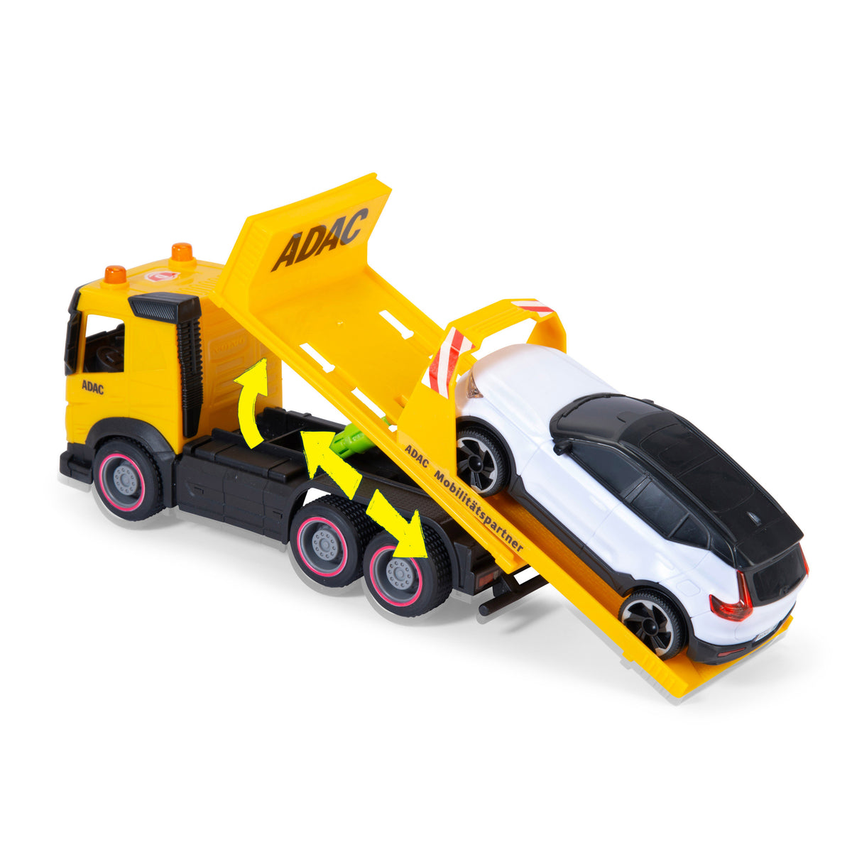 Volvo tow truck with car 22 cm