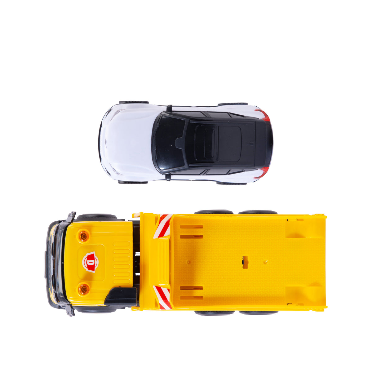 Volvo tow truck with car 22 cm