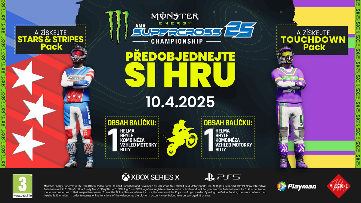 Monster Energy Supercross 25 – Day One Edition (PS5)