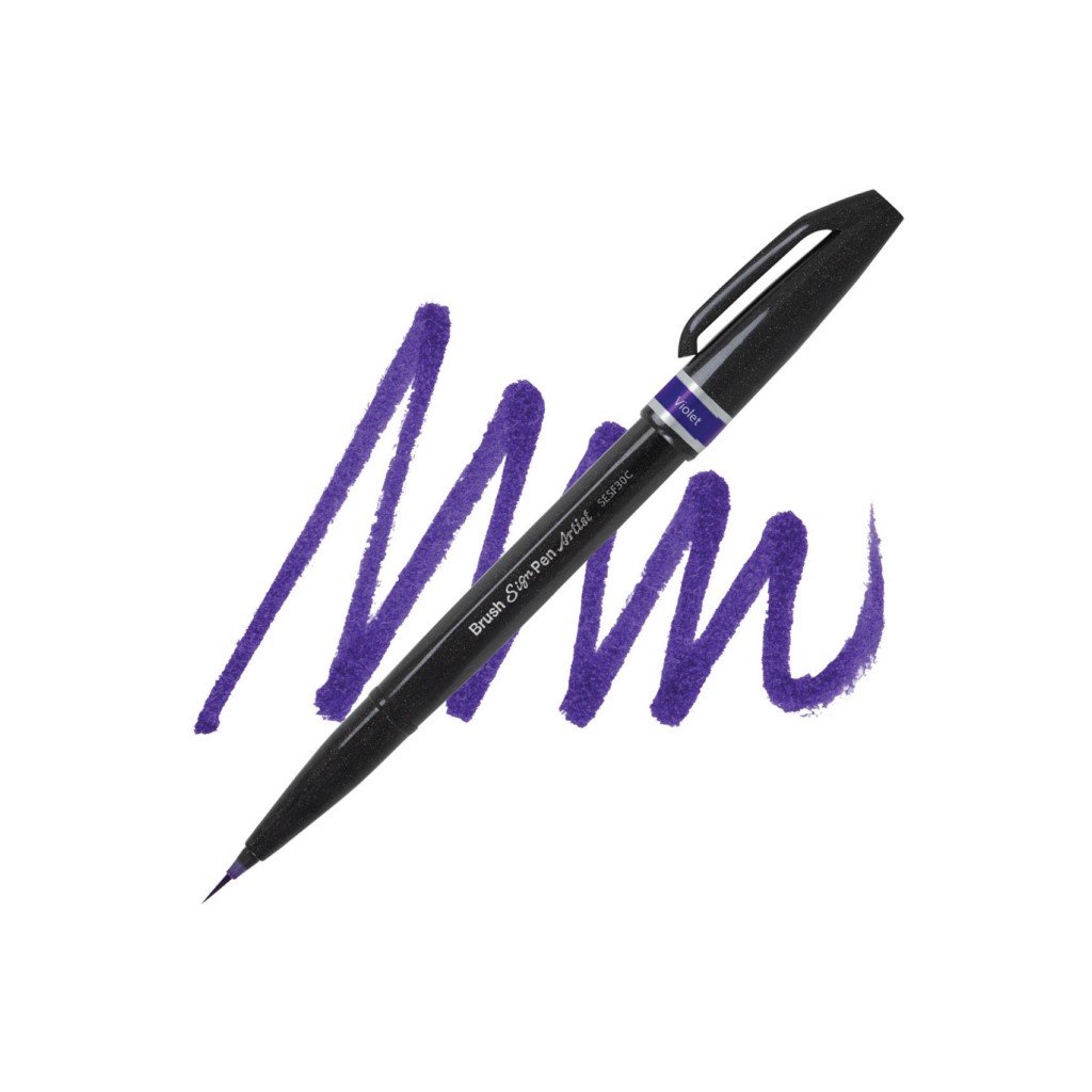 Popisovač Pentel Artist Brush - fialový