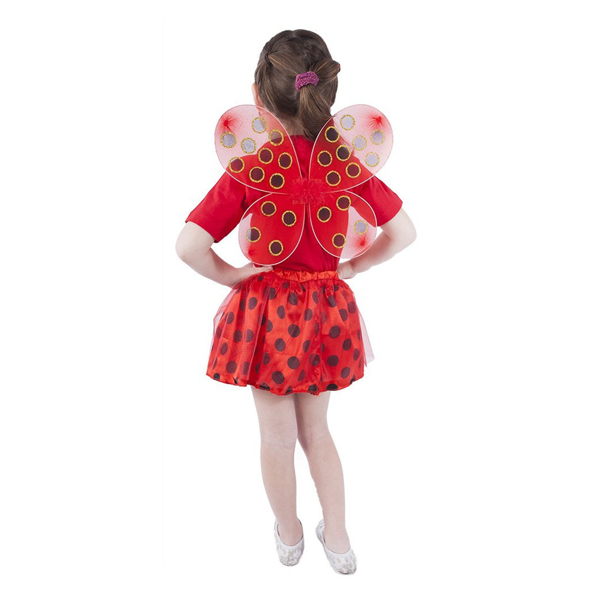 Ladybird tutu skirt costume with wings