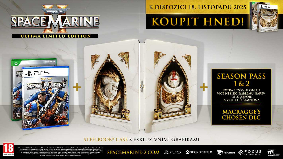 Warhammer 40,000: Space Marine 2 – Ultima Limited Edition (PS5) – Czech Subtitles