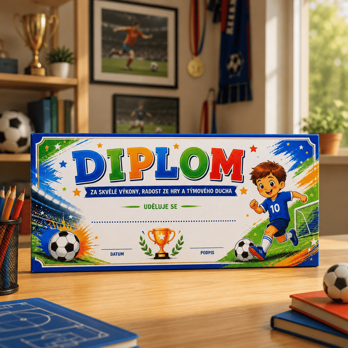Milk Chocolate 100 g – Diploma for a Young Footballer
