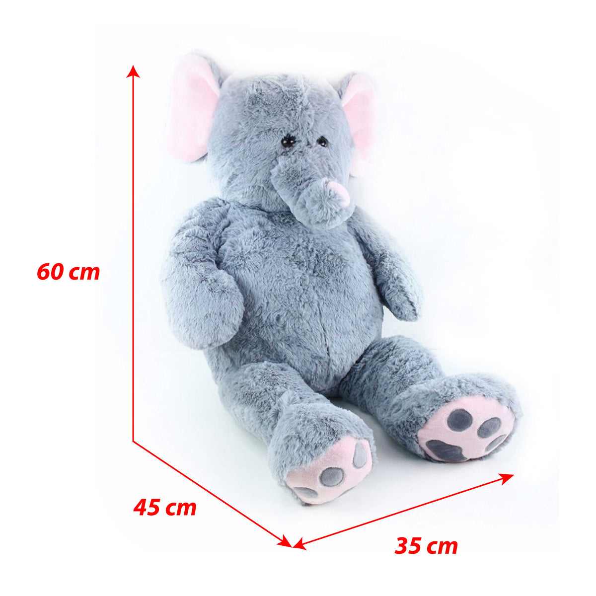 Large plush elephant Bimbo 100 cm