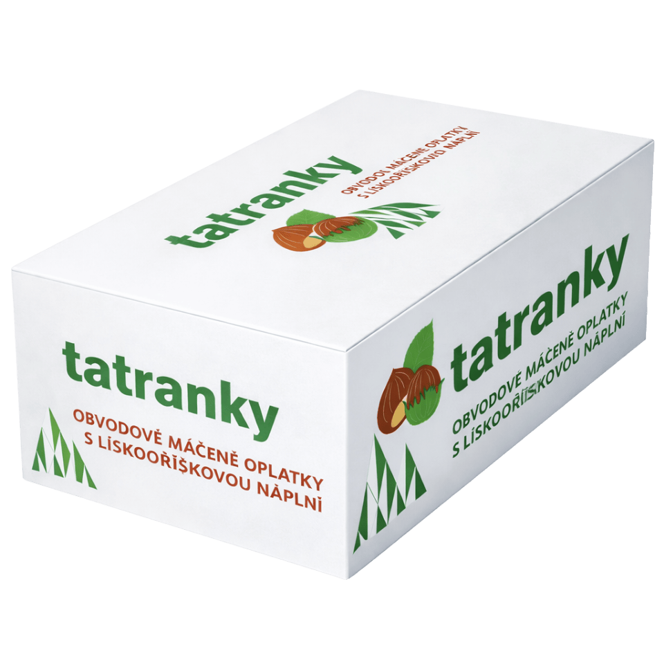 Sedita Tatranky Hazelnut Wafer Bars / Tatranky liskovy orisek Pack of 42 pcs