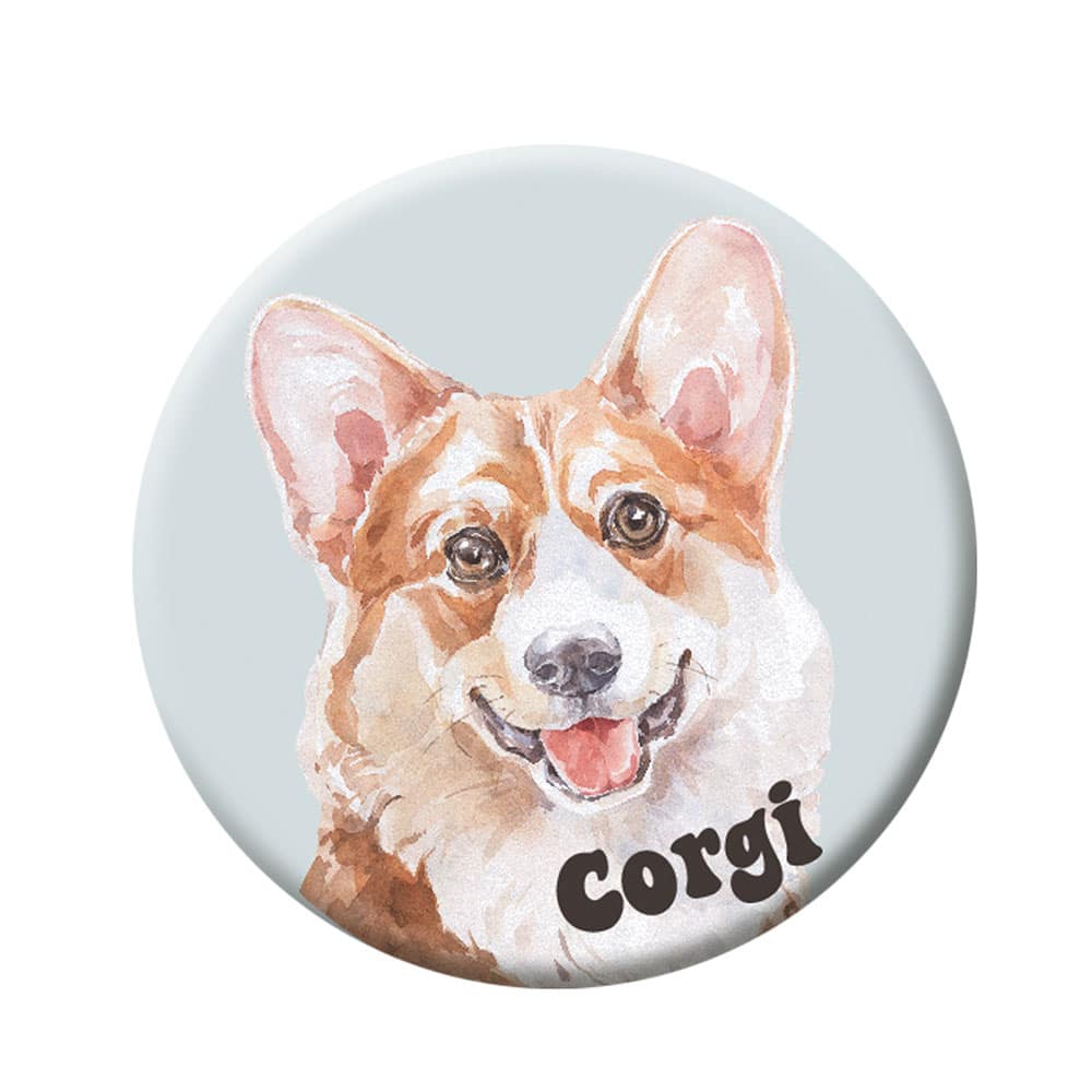Corgi Pin Badge
