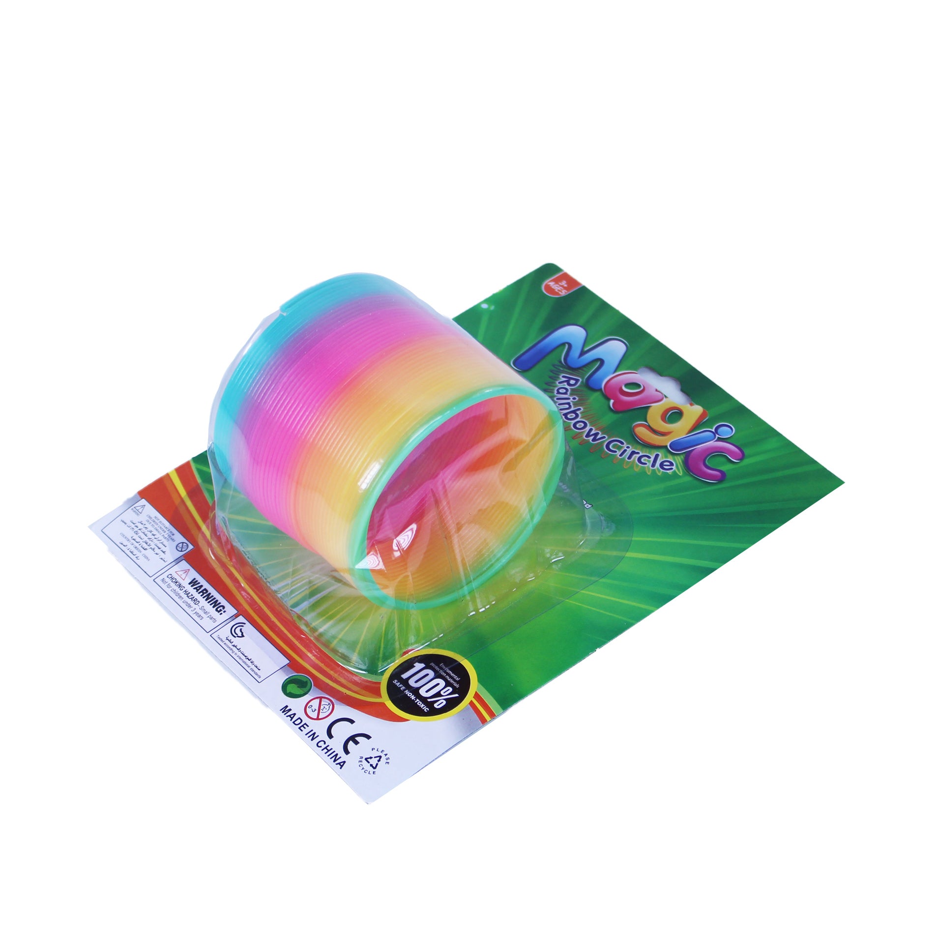 Rainbow spring spiral 6.5 x 7.5 cm
