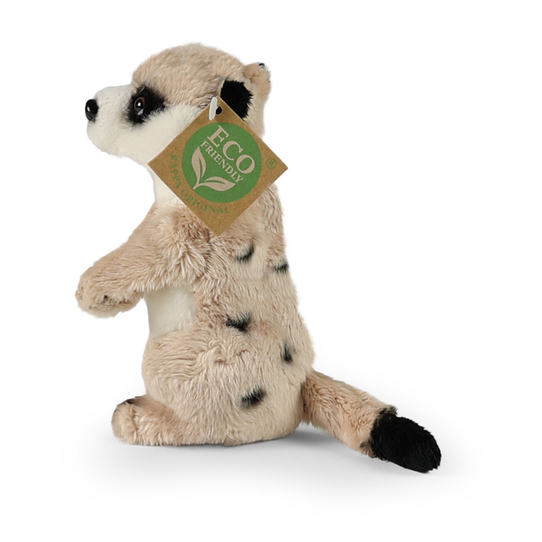 Eco-friendly plush meerkat 14 cm