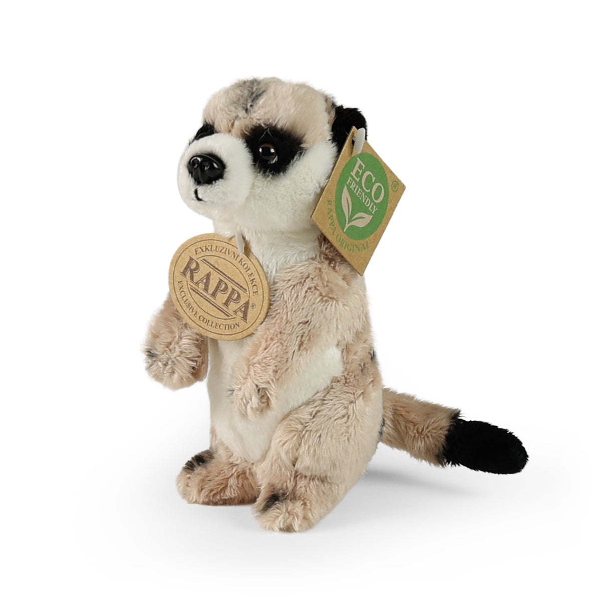 Eco-friendly plush meerkat 14 cm
