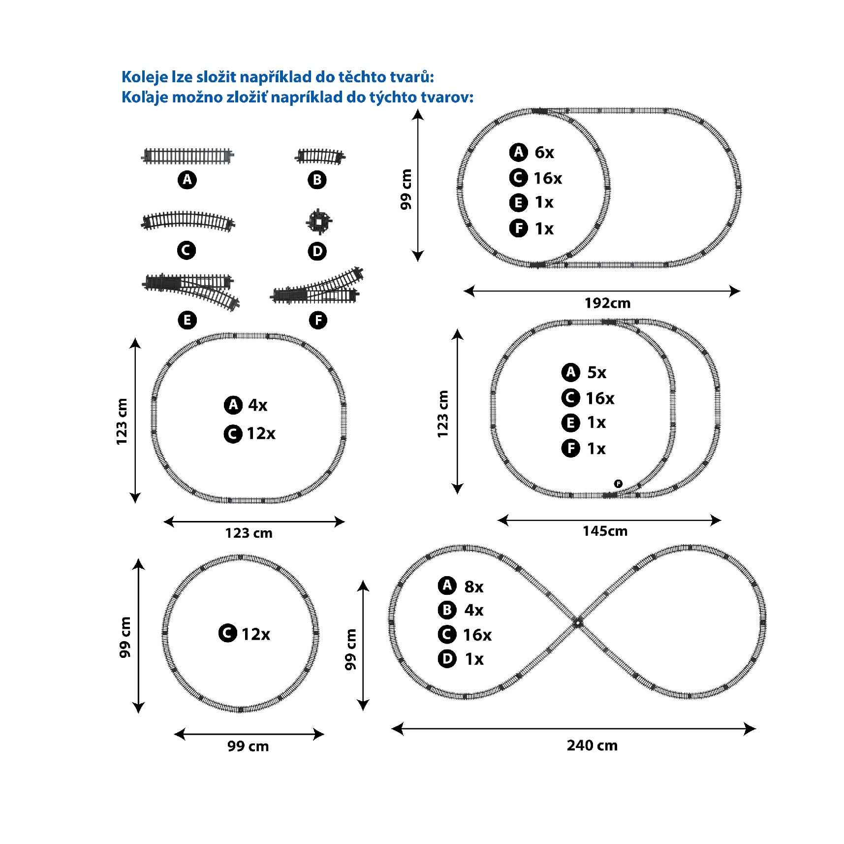 Railway track switches 2 pcs / RegioJet