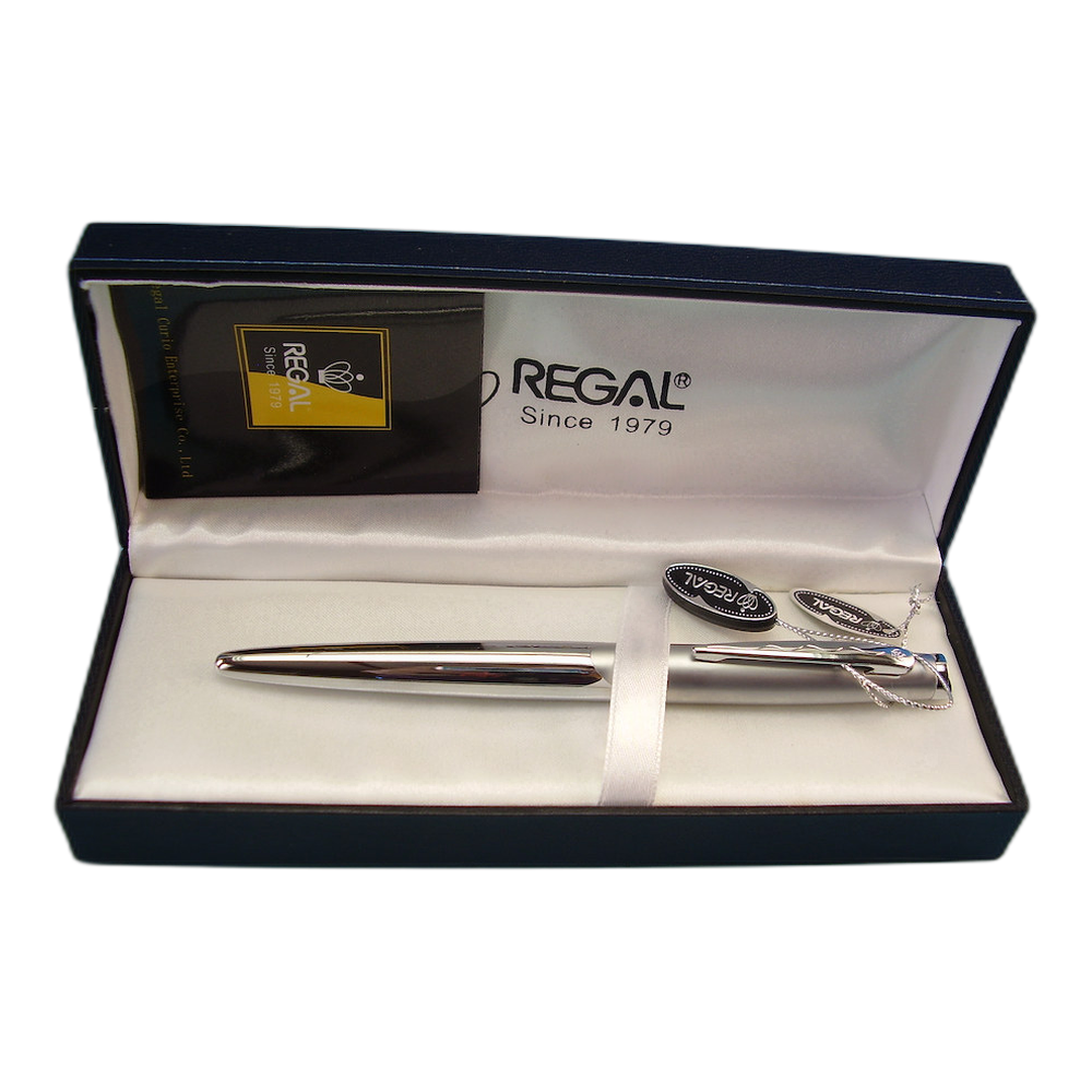 Regal Themis Ballpoint Pen Gift Set Silver