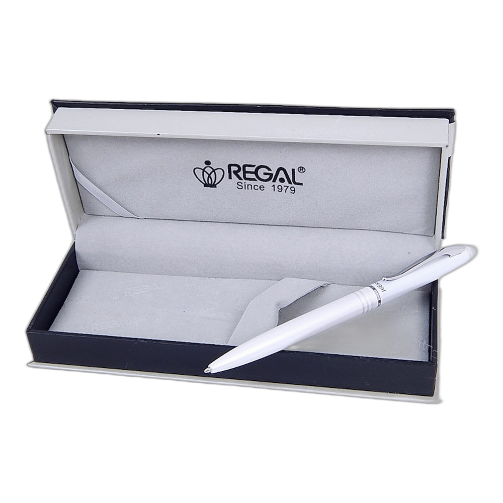 Regal Alice Ballpoint Pen Gift Set White
