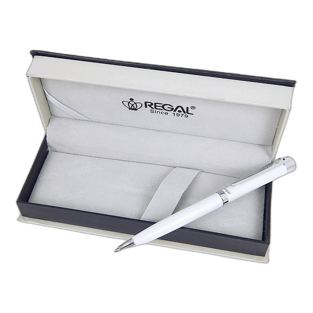 Regal Katherine Ballpoint Pen Gift Set White