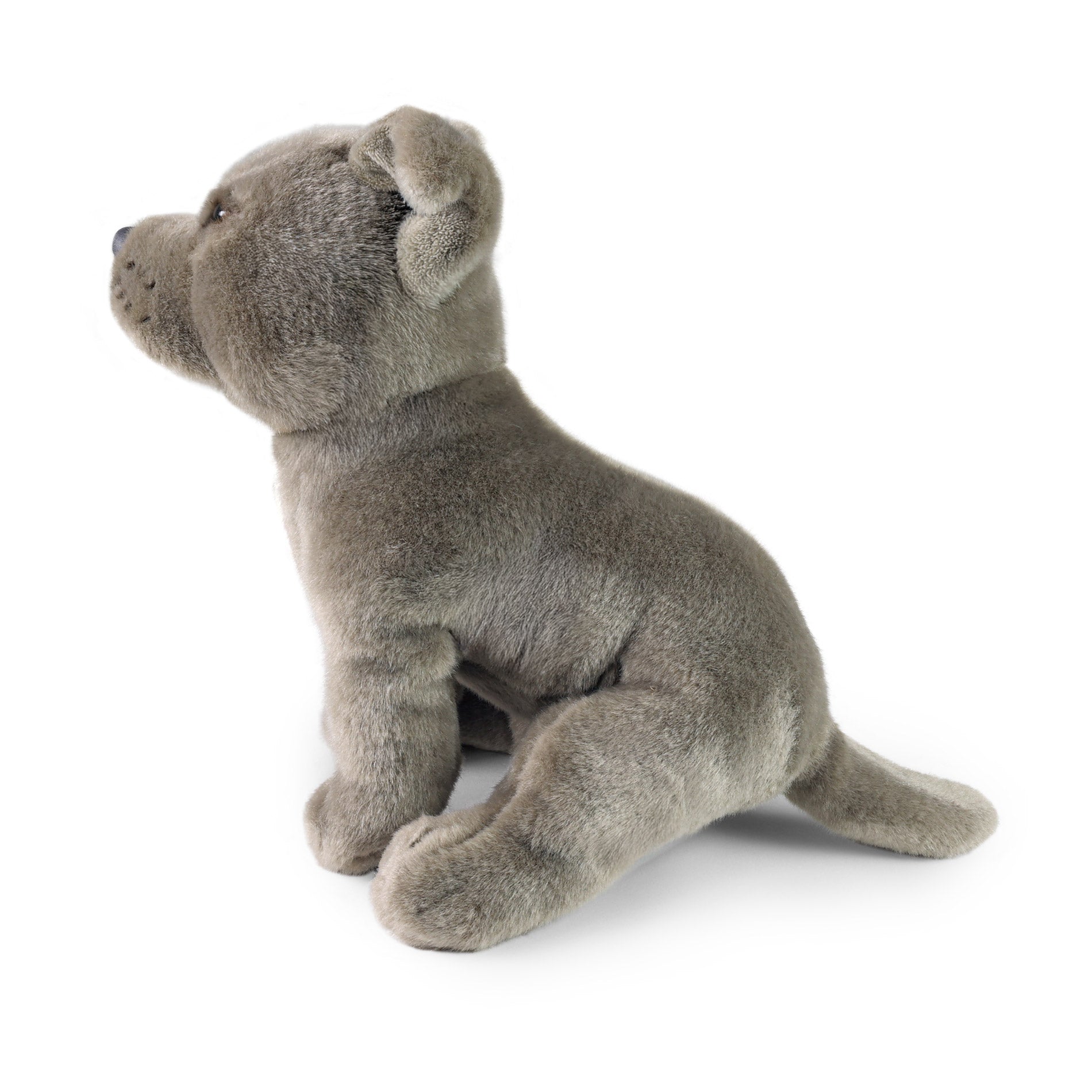 Grey Plush Staffordshire Bull Terrier 30 cm