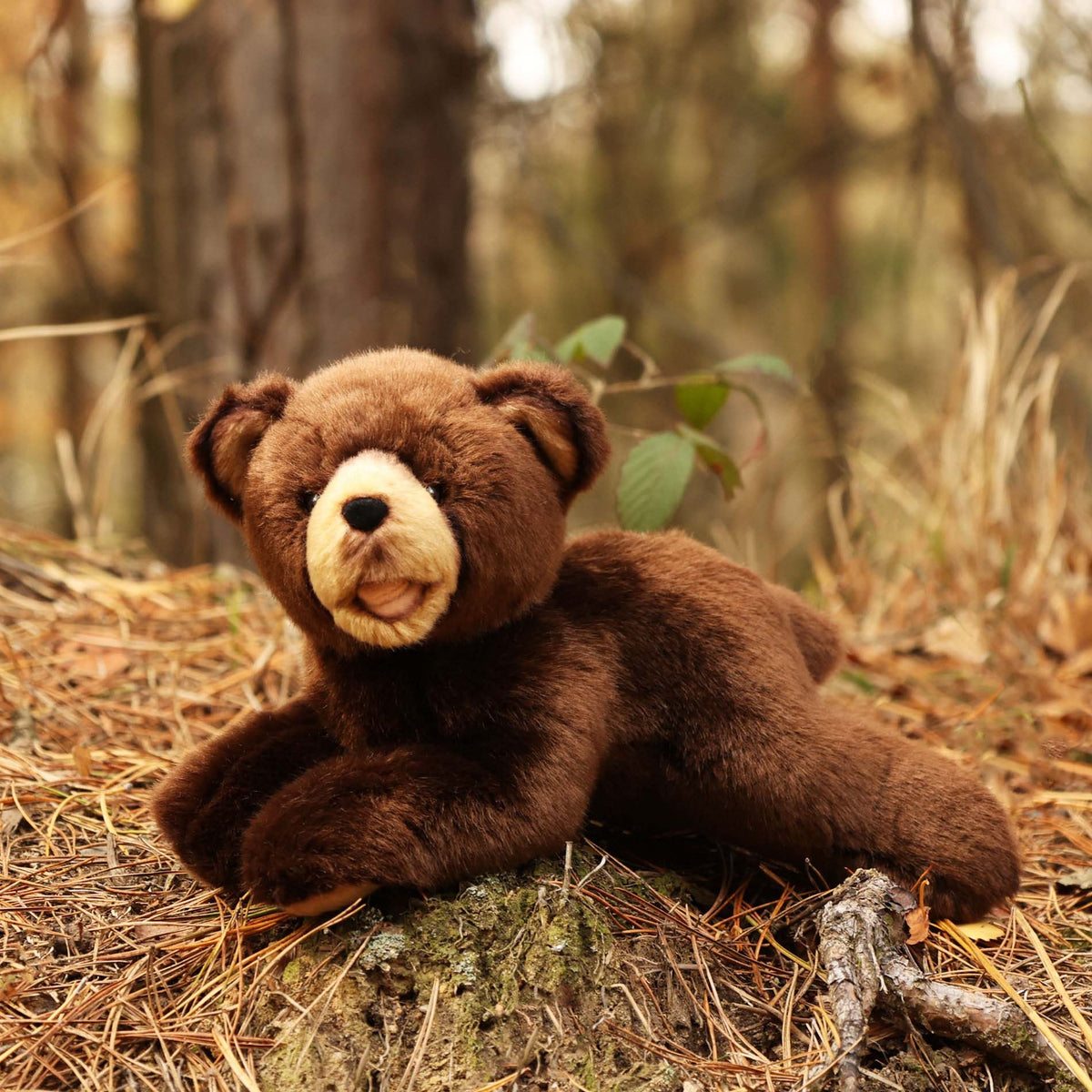 Brown plush bear 24 cm
