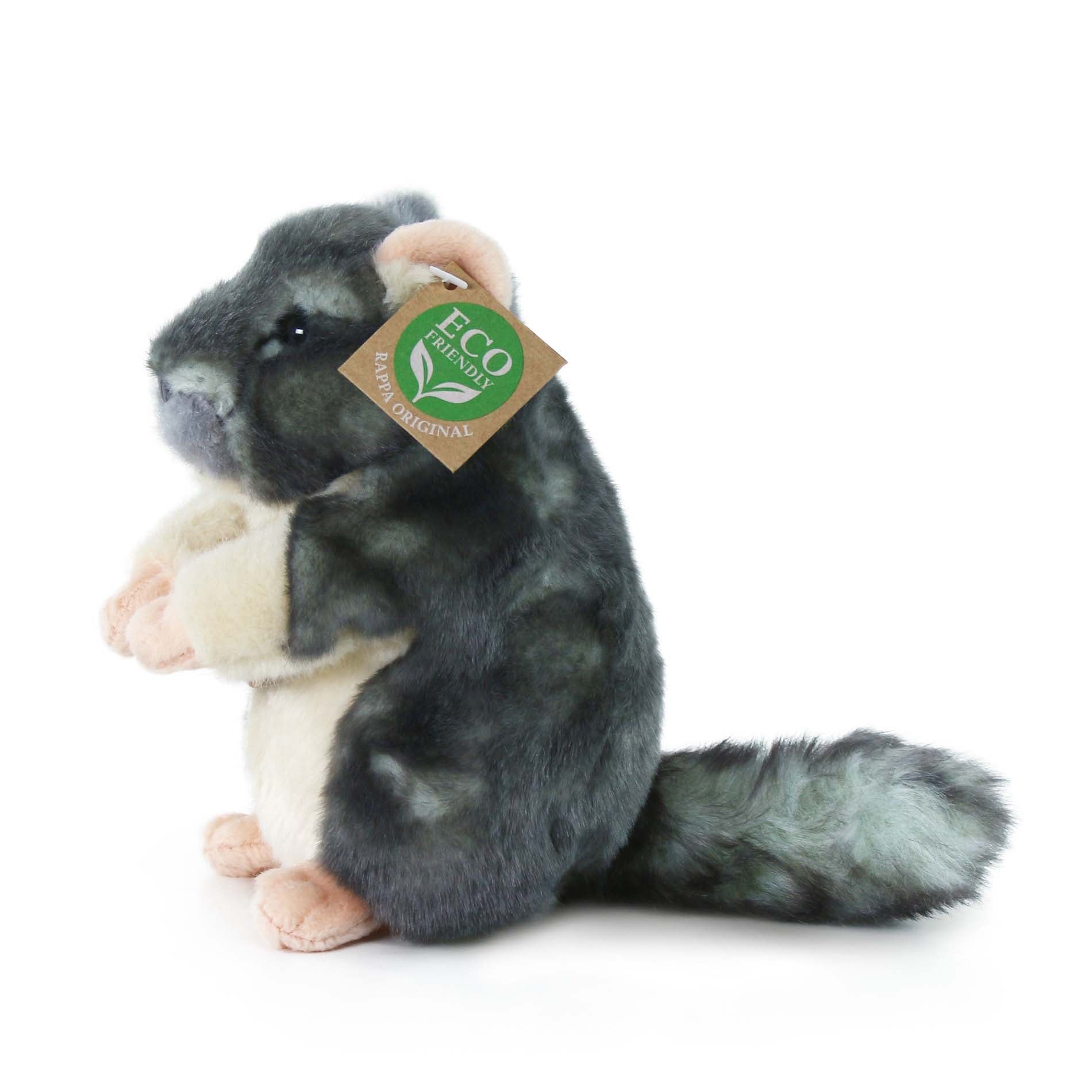 Eco-friendly plush chinchilla 15 cm