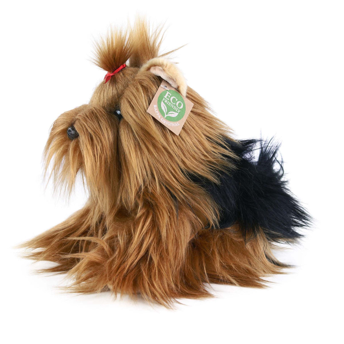 Plush Yorkshire Terrier sitting 23 cm