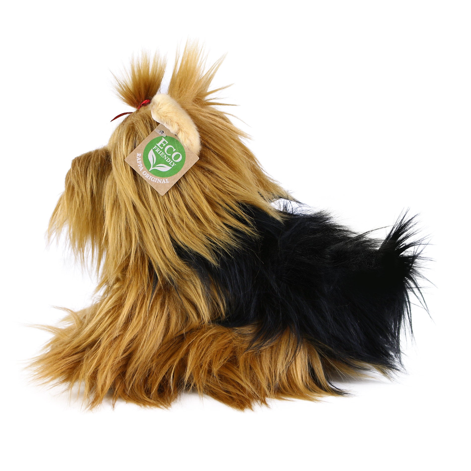 Plush Yorkshire Terrier sitting 23 cm