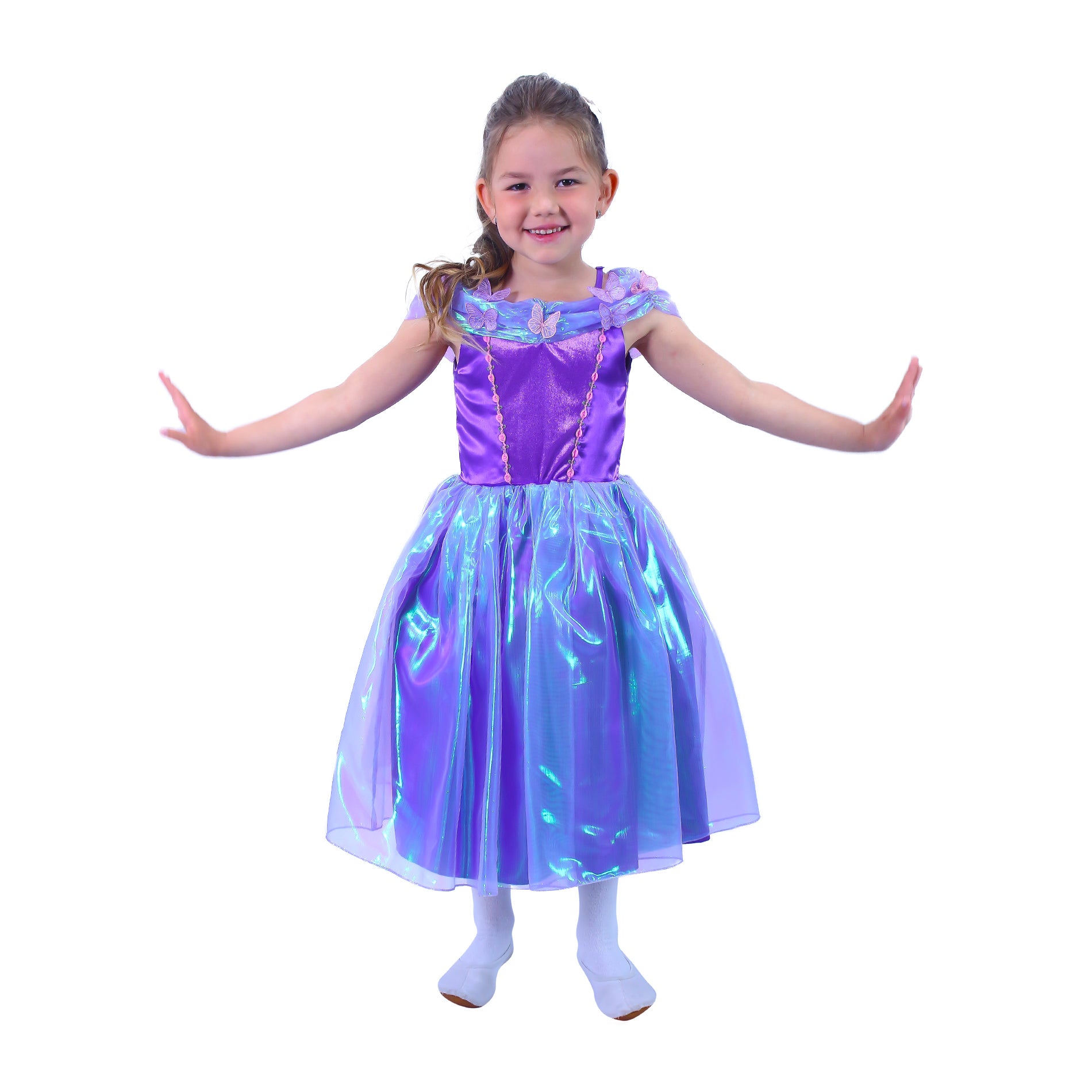 Children's purple princess costume (M)