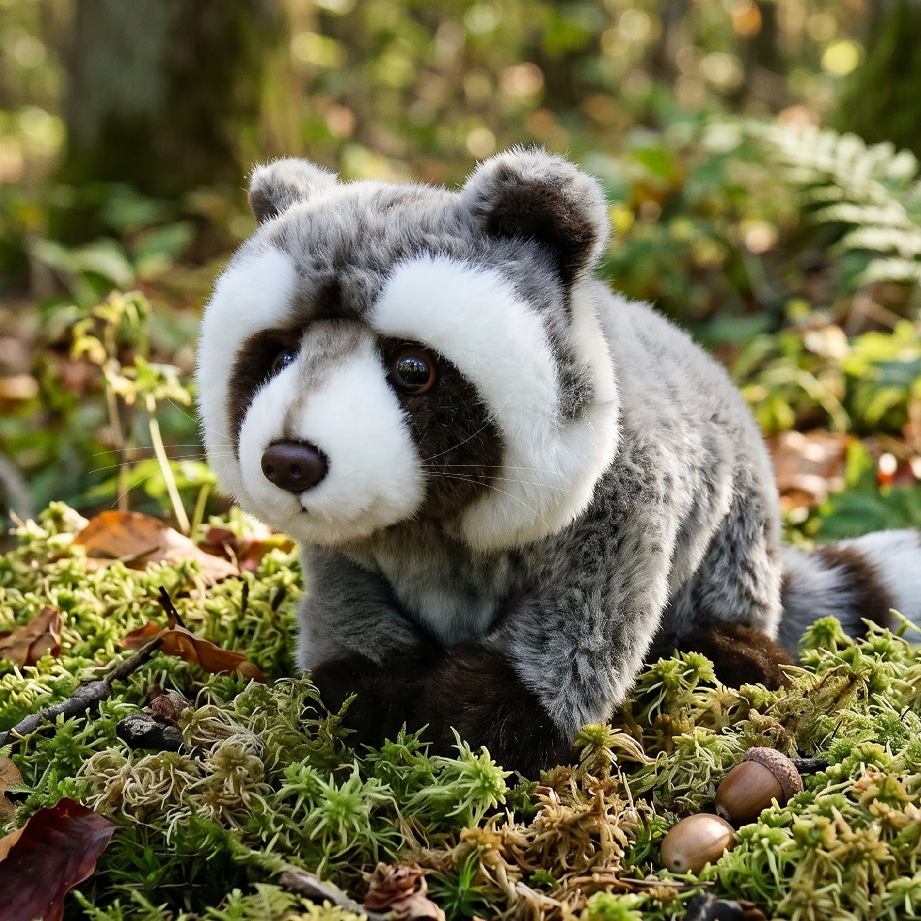 Plush raccoon 22 cm
