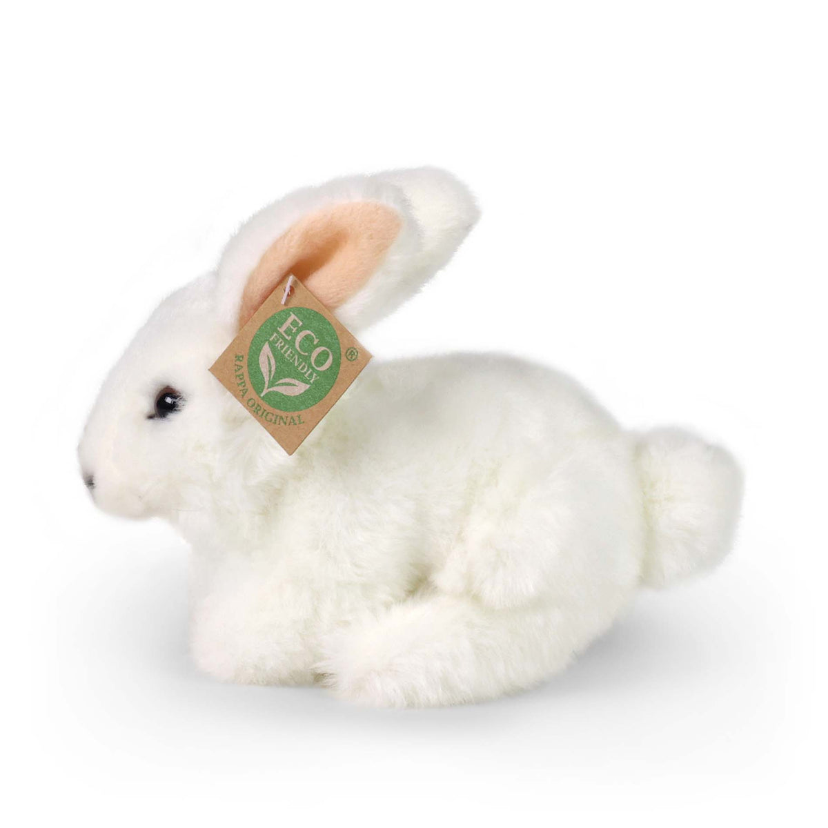 Plush white rabbit 18 cm