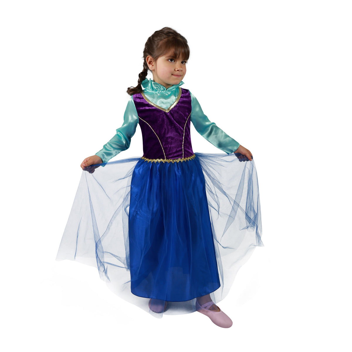 Winter Kingdom Princess Costume Anička Deluxe (M)