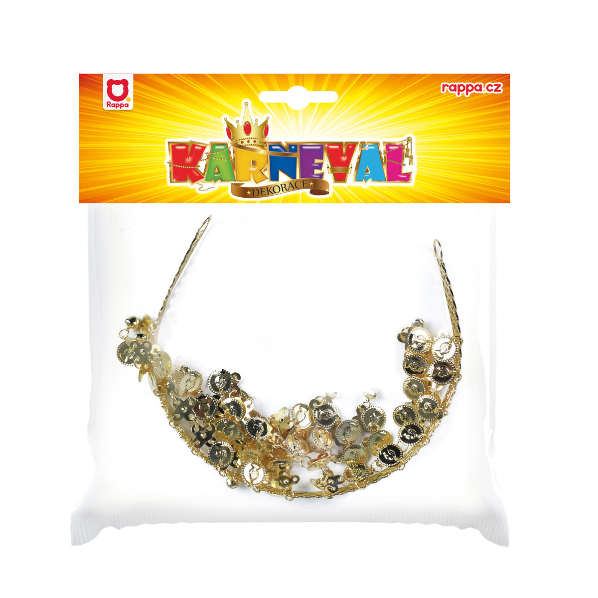 Oriental headband with gold coins