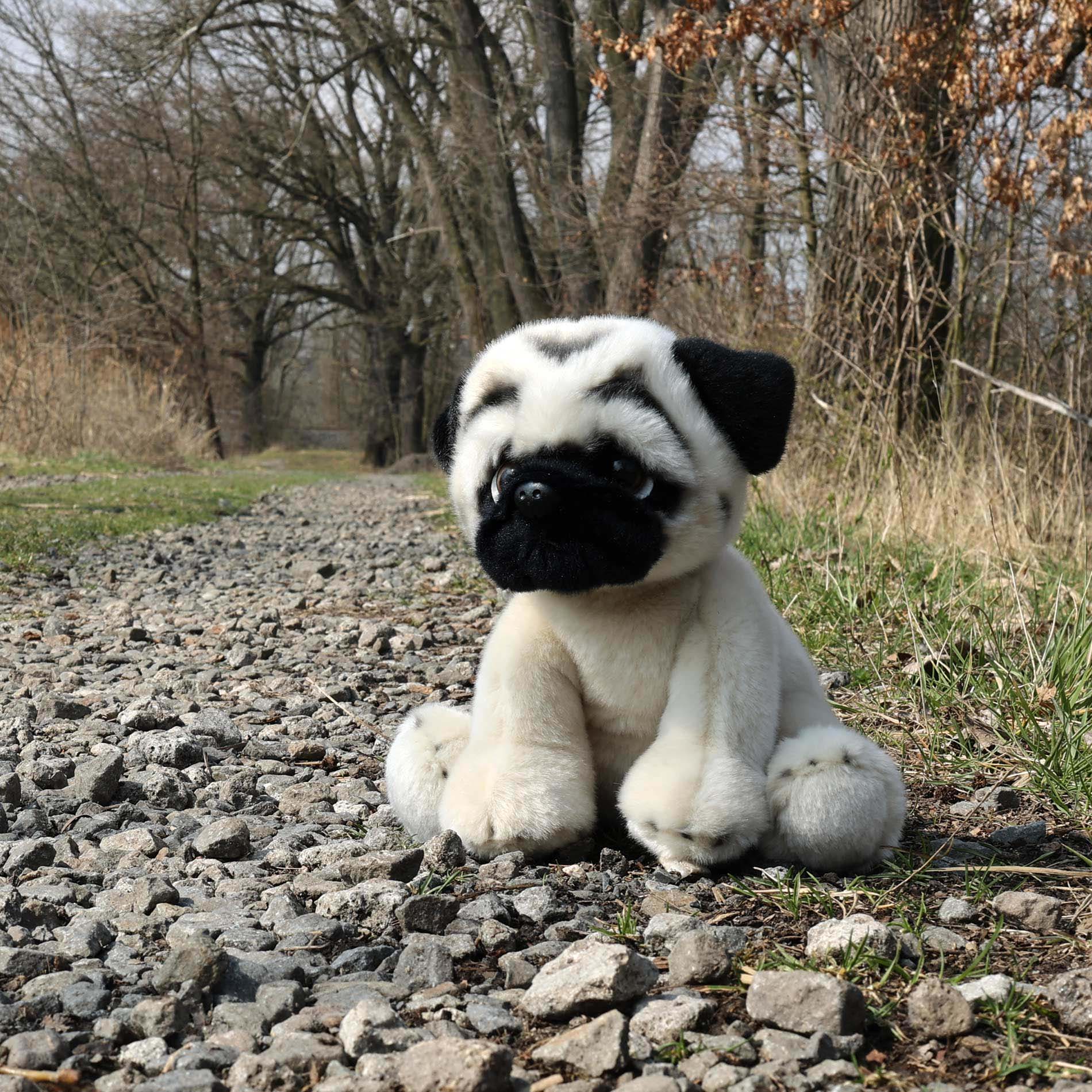 Plush Pug Dog 30 cm