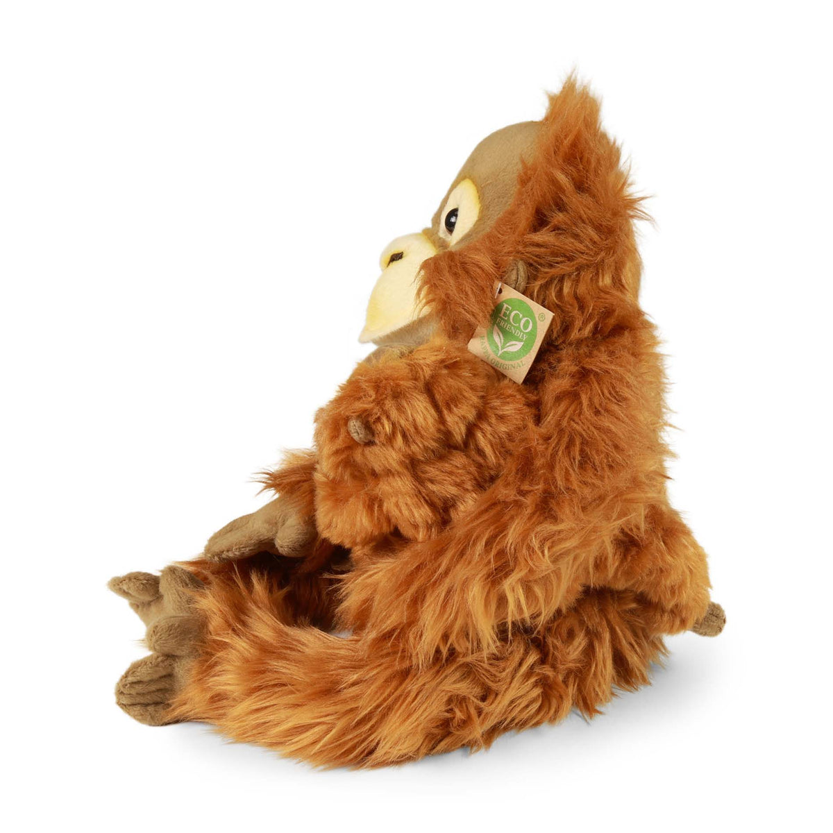 Plush orangutan with baby 28 cm