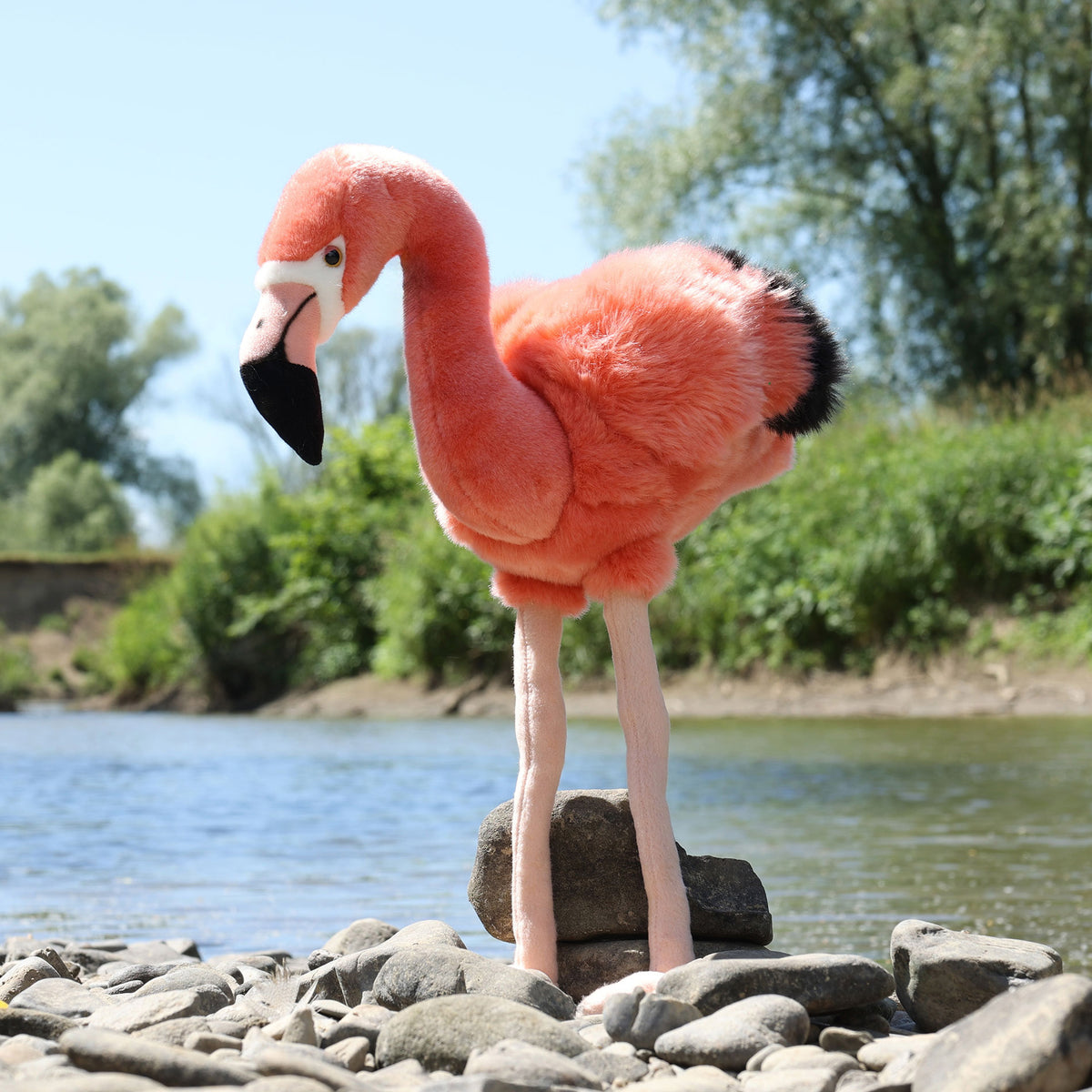 Plush flamingo 46 cm