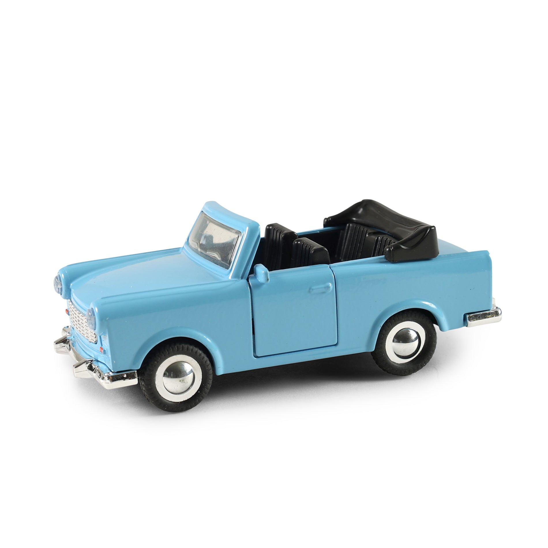 Metal Trabant convertible toy car