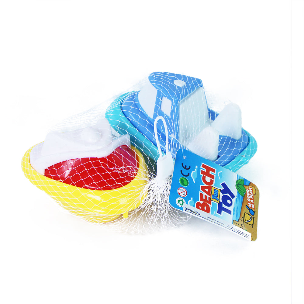 Plastic toy boats for water and sand 2 pcs