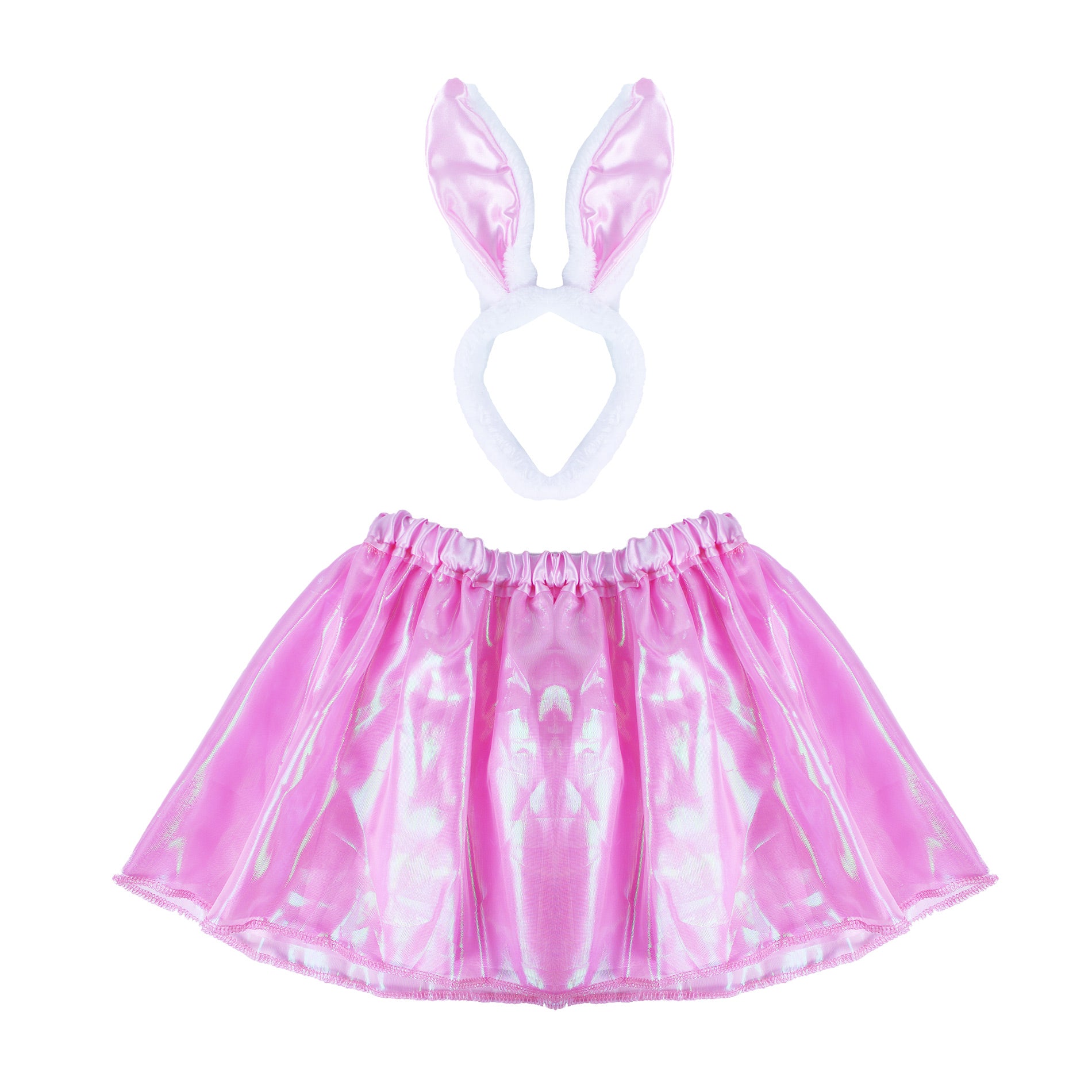 Children's bunny tutu costume skirt with headband