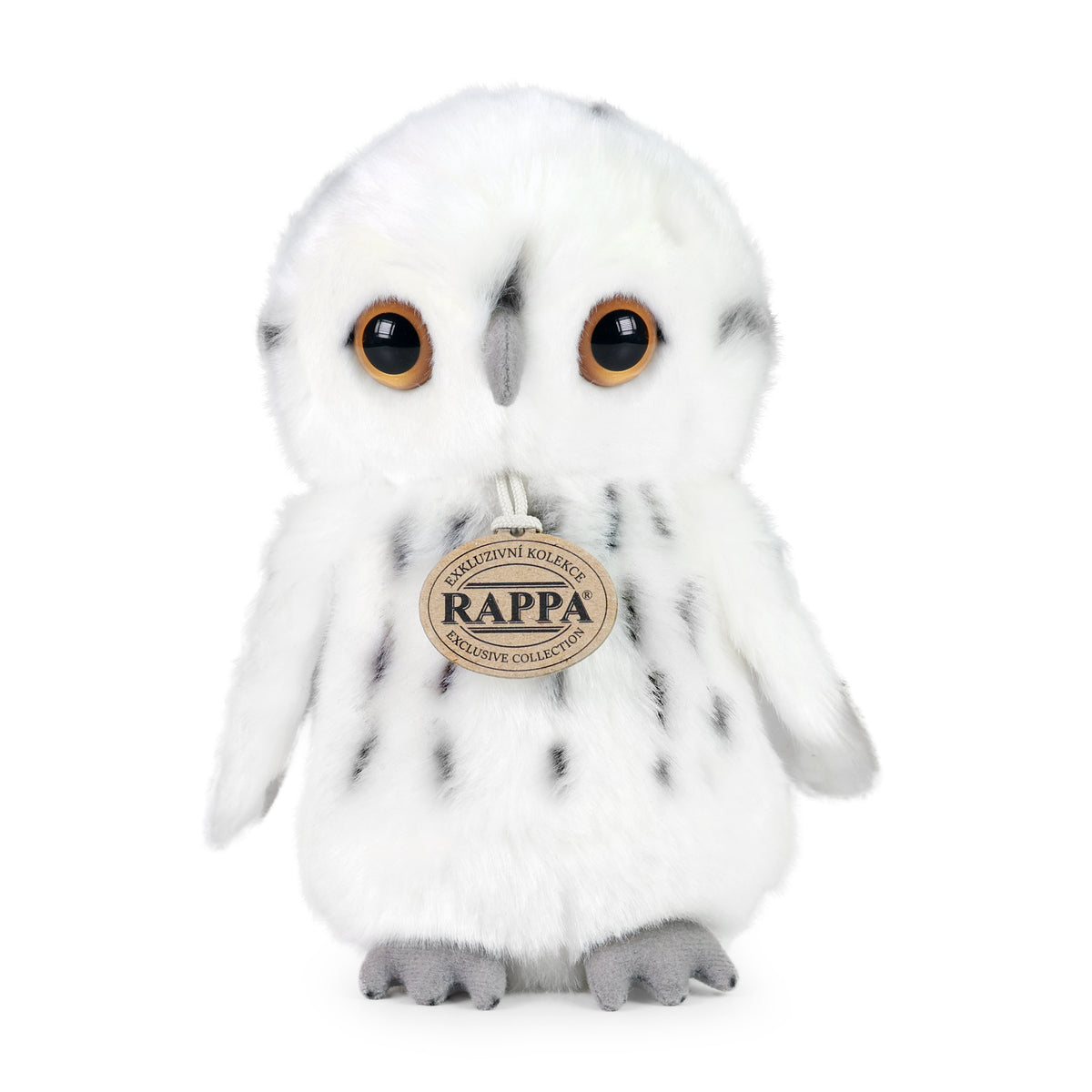 Snowy owl plush toy 18 cm ECO-FRIENDLY