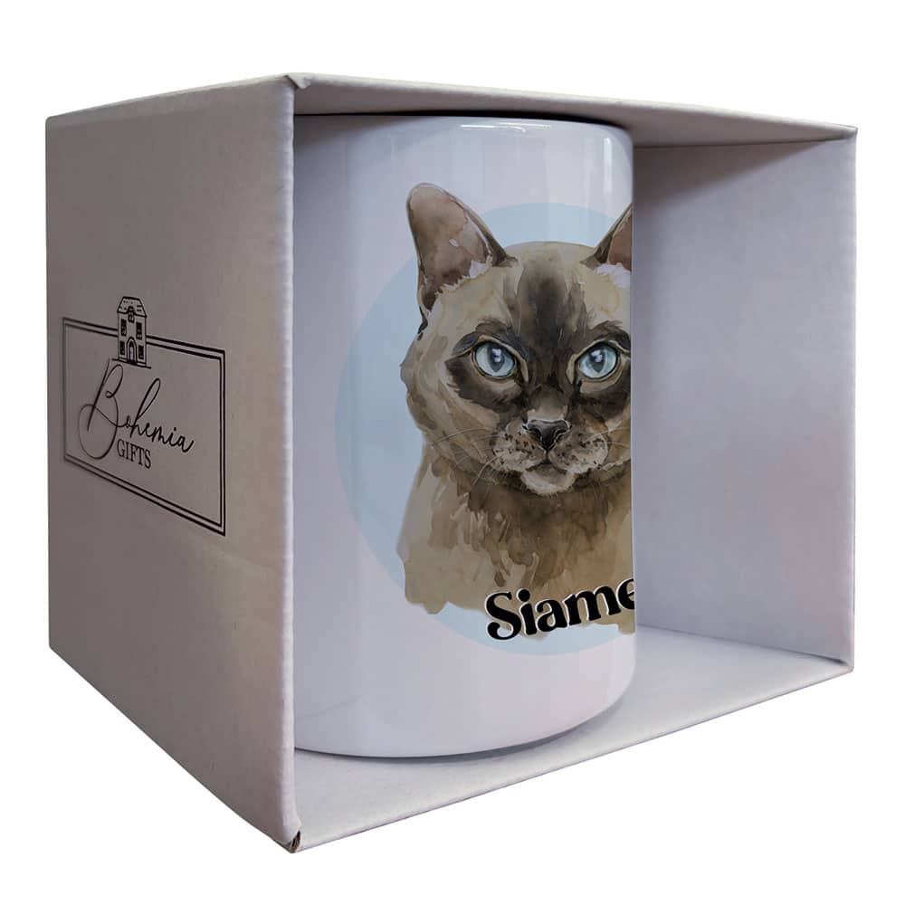 Ceramic Mug 350 ml – Siamese Cat