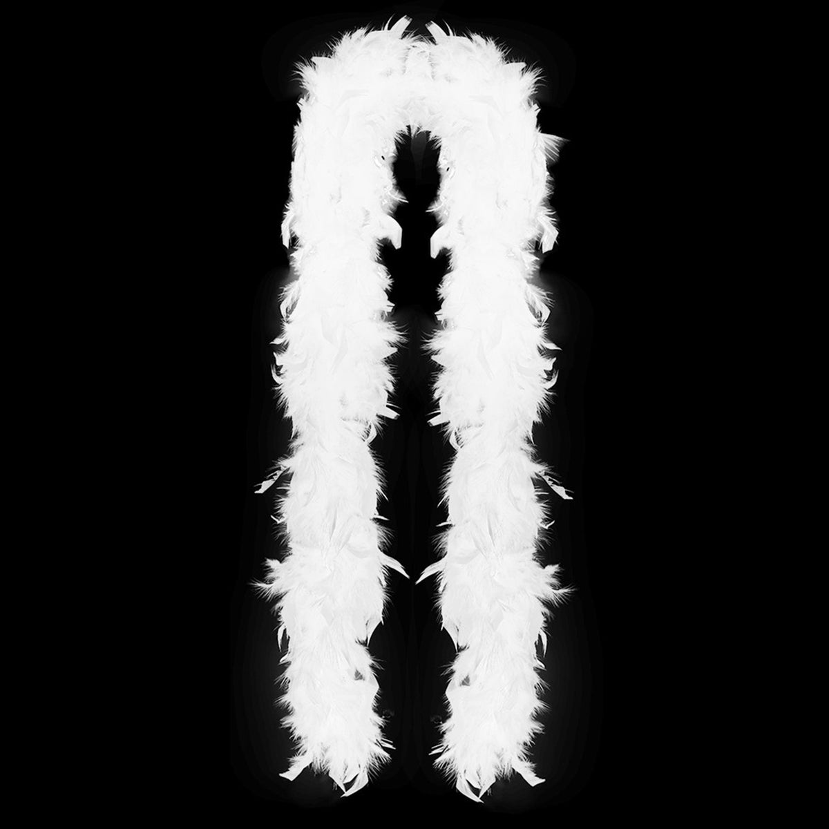 White feather boa 180 cm