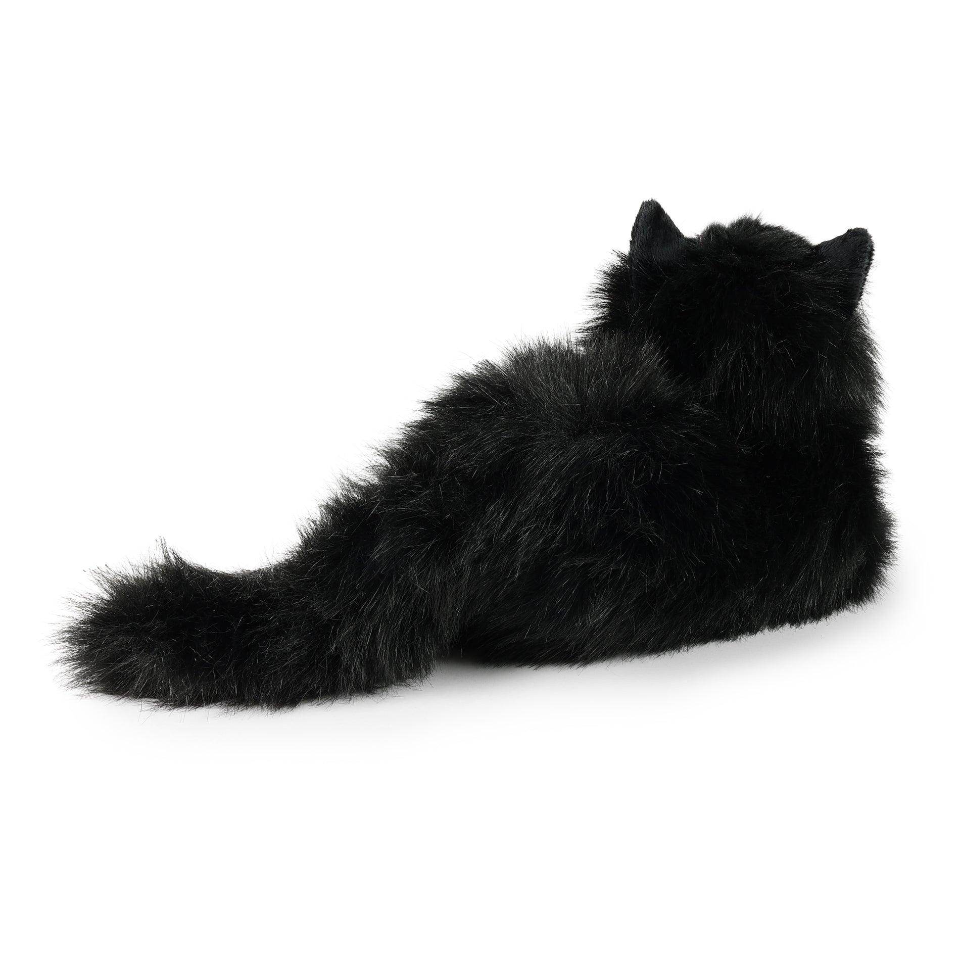Black plush cat 30 cm
