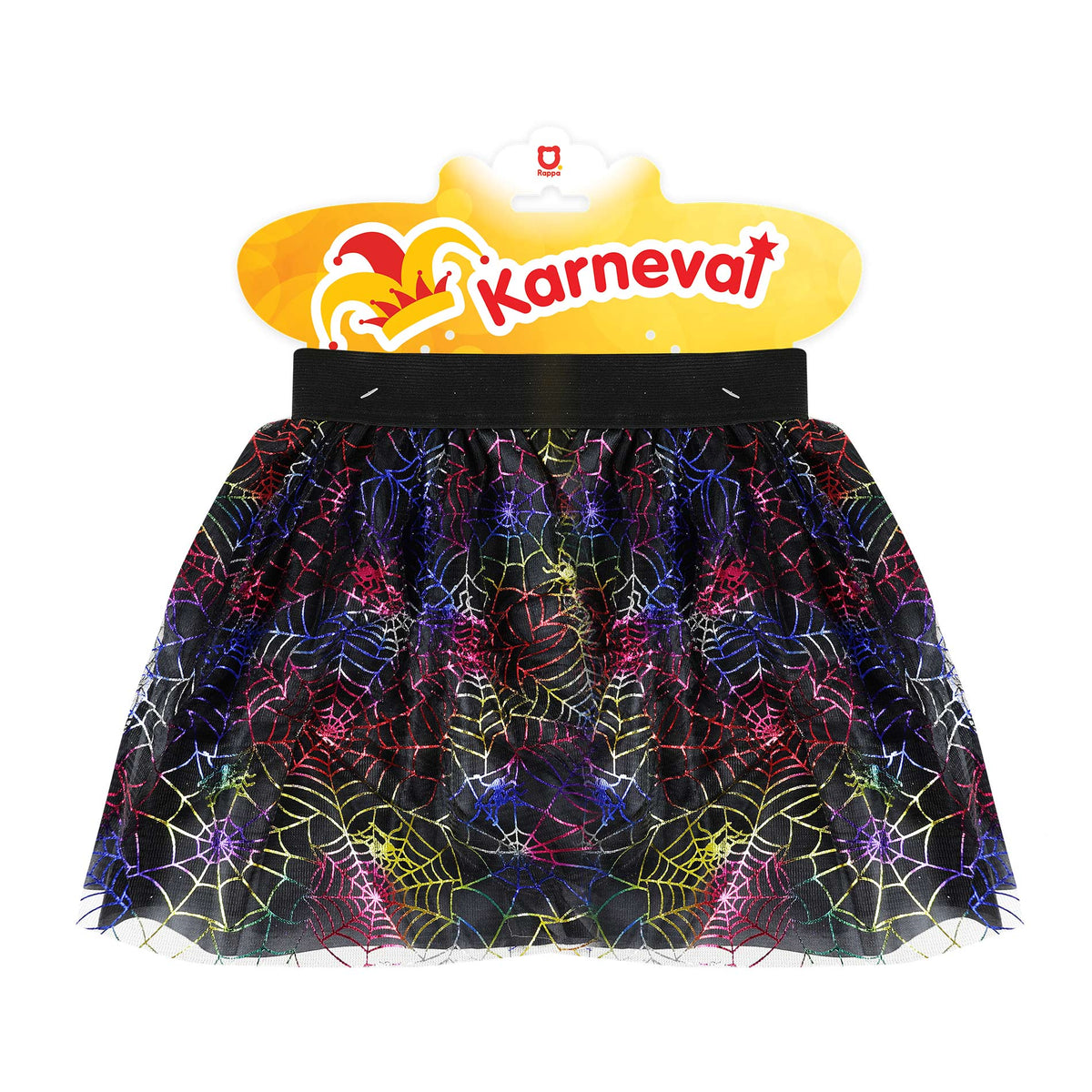 Witch tutu skirt with spider webs