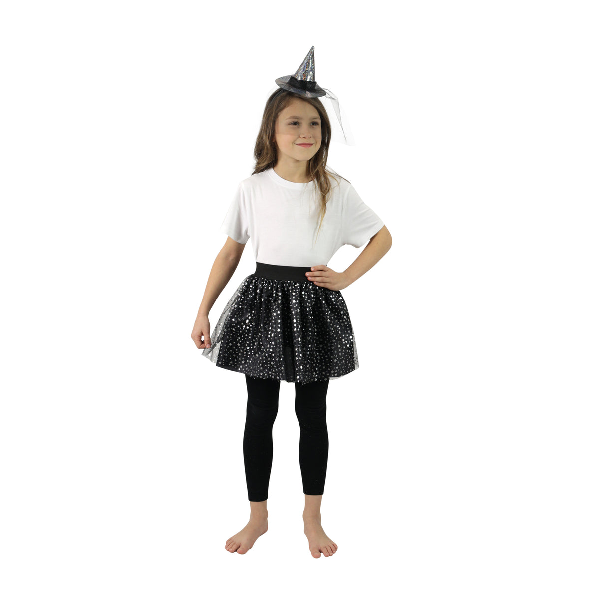 Witch costume set with tutu skirt and headband