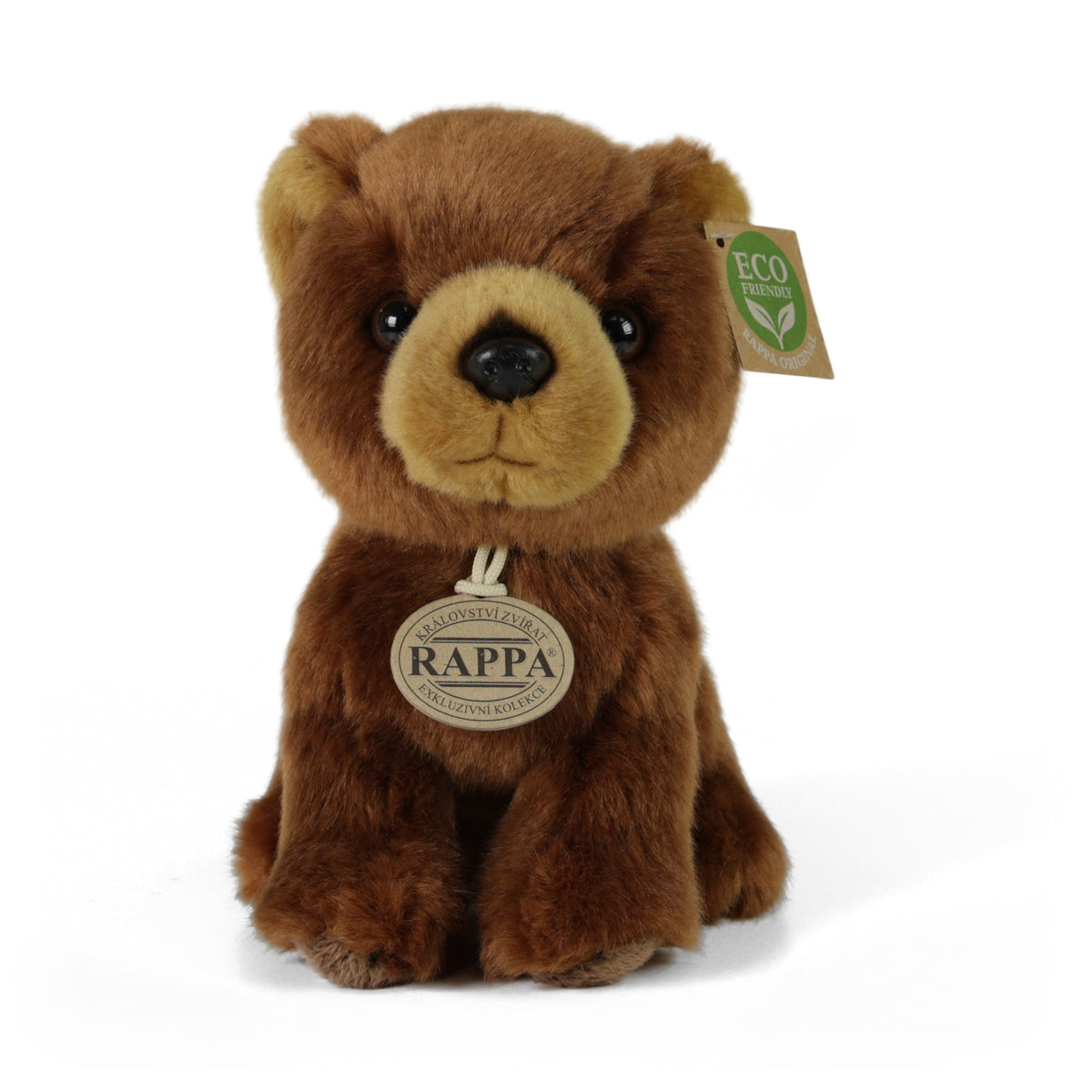 Brown plush bear 18 cm