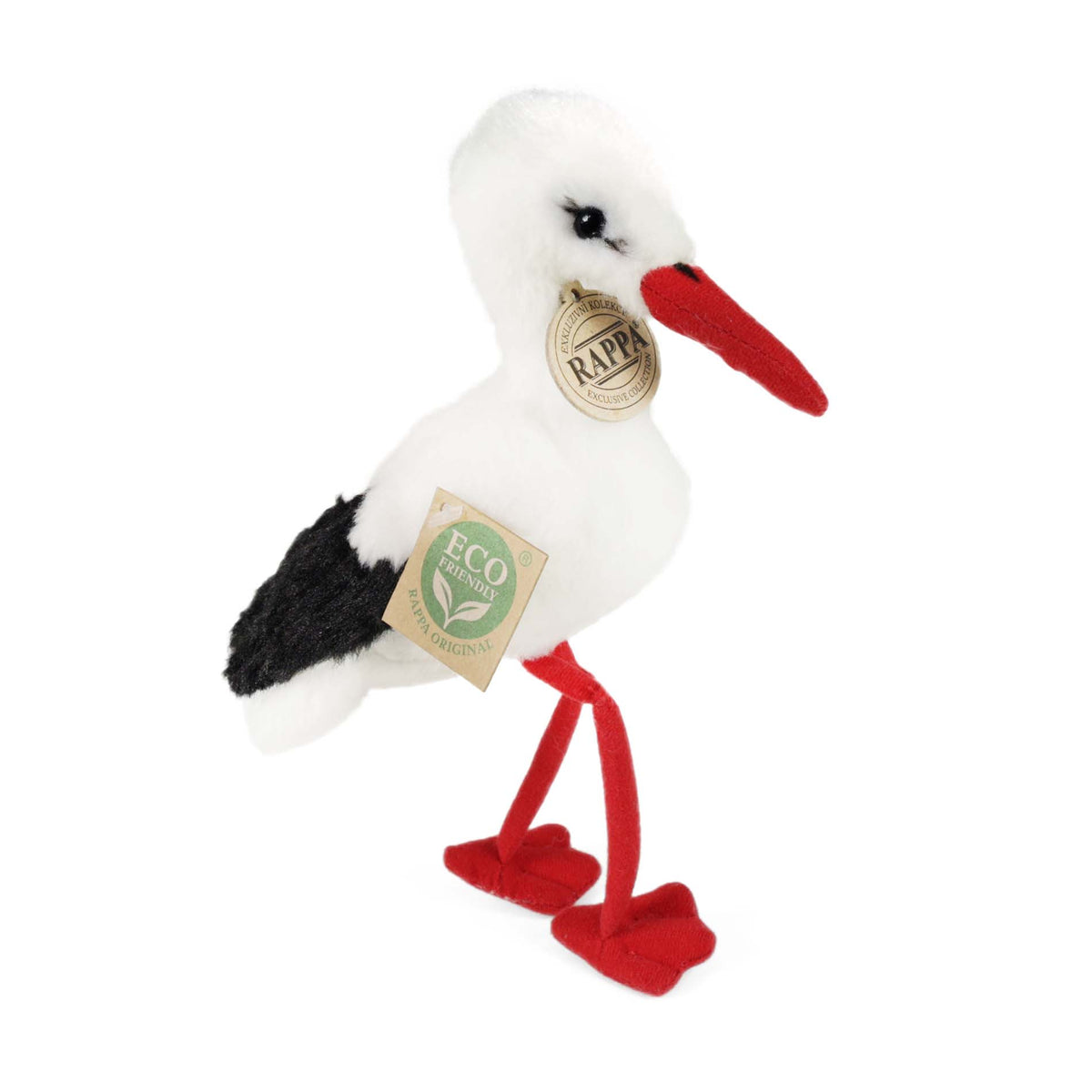 Eco-Friendly Plush Stork 20 cm