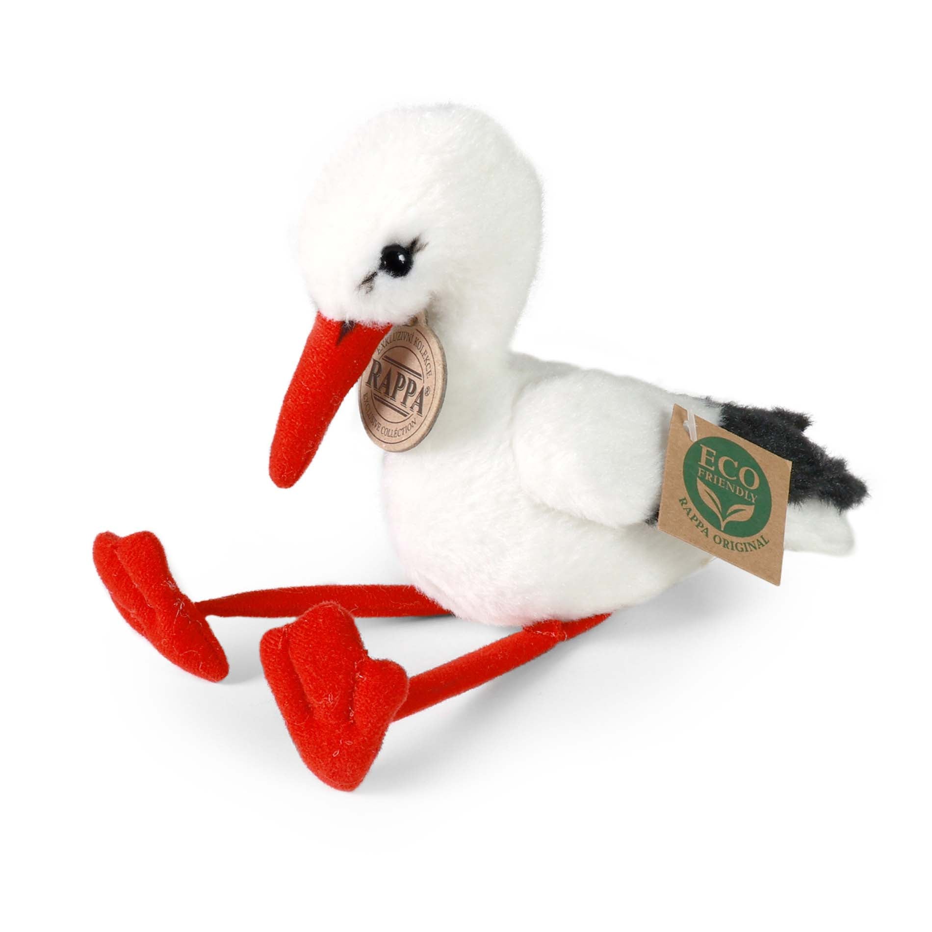 Eco-Friendly Plush Stork 20 cm
