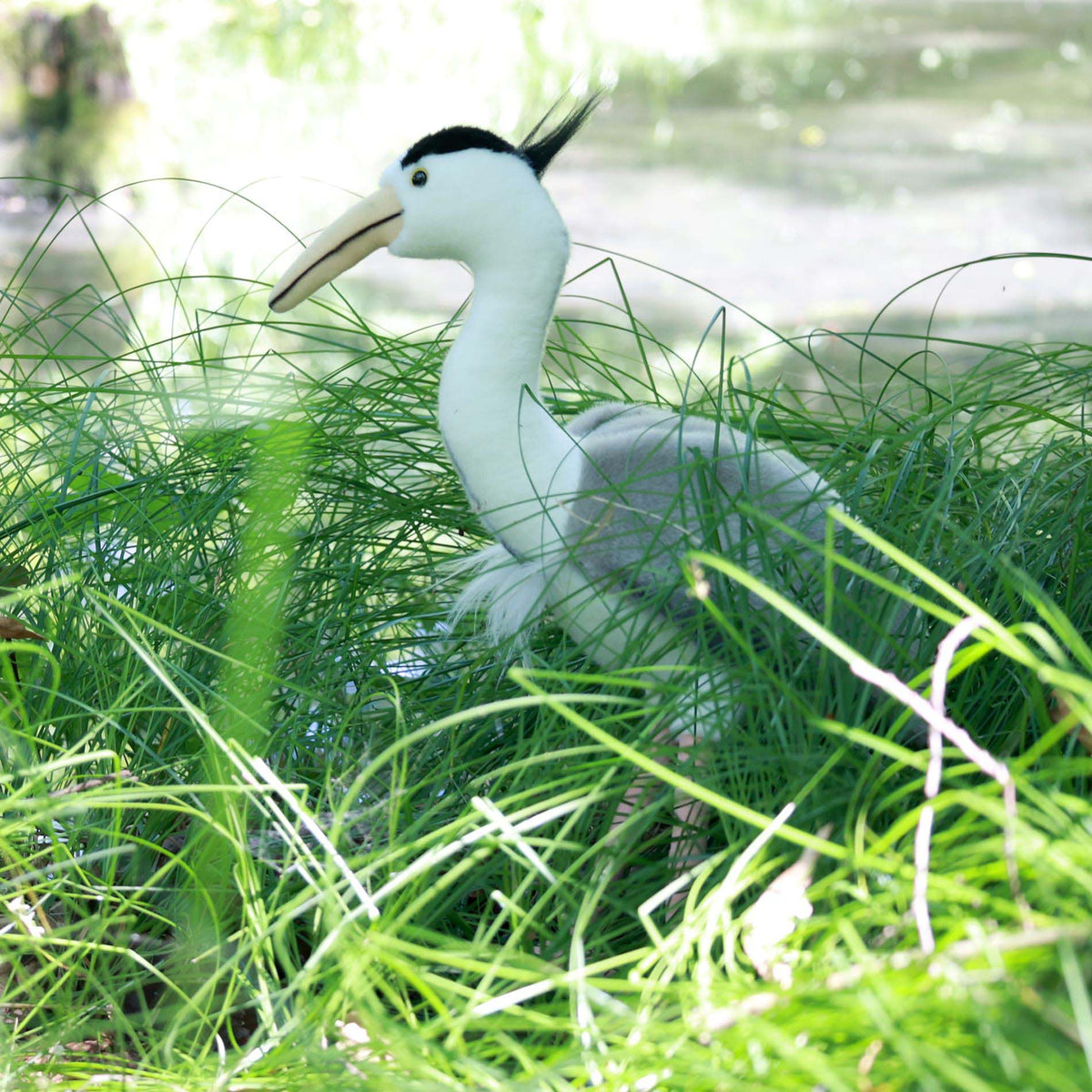 Plush heron 40 cm ECO-FRIENDLY