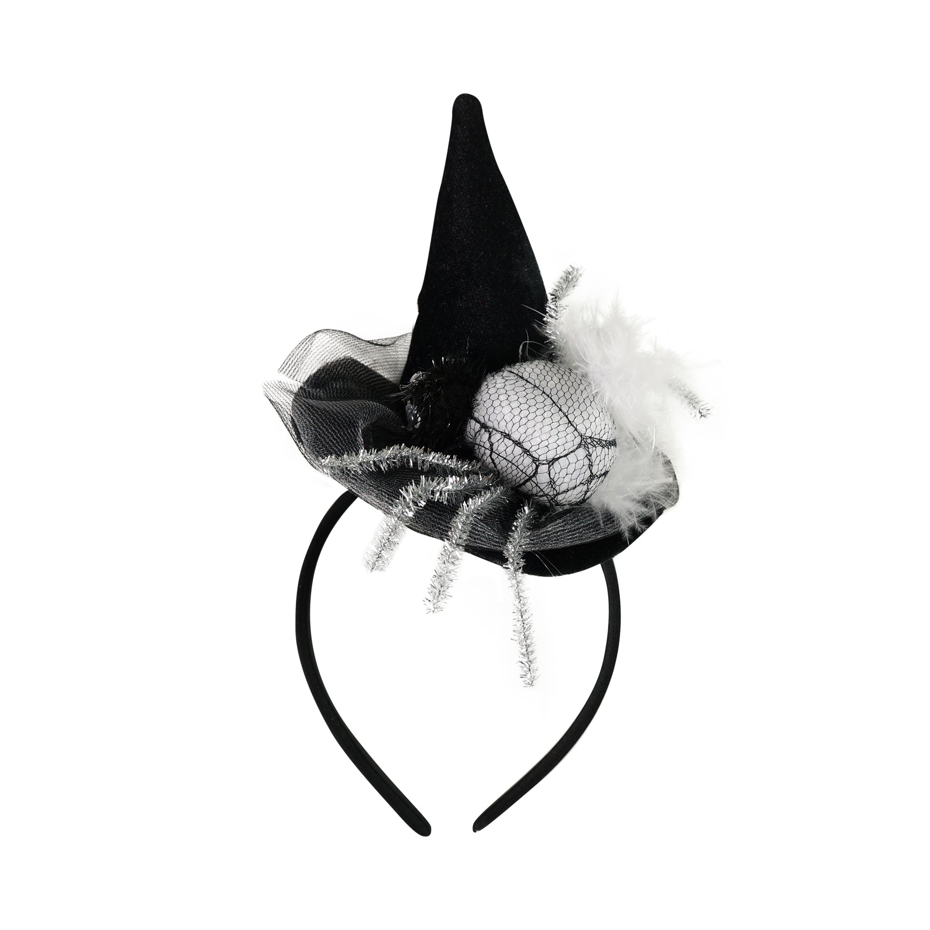 Headband with Mini Hat and Spider