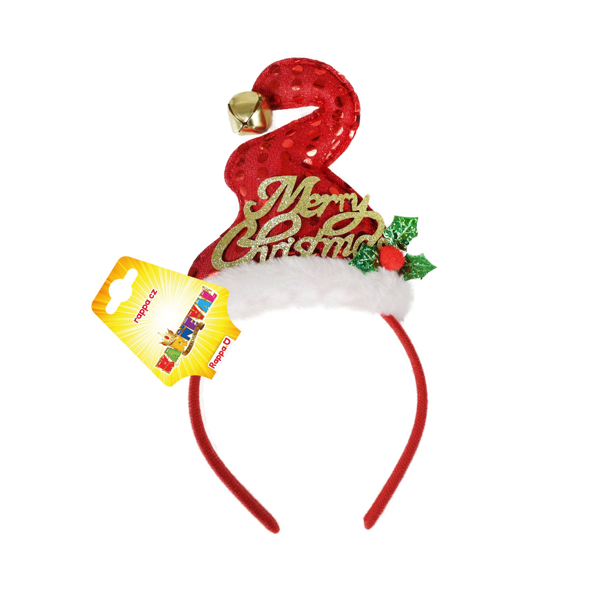 Christmas headband with jingle bell