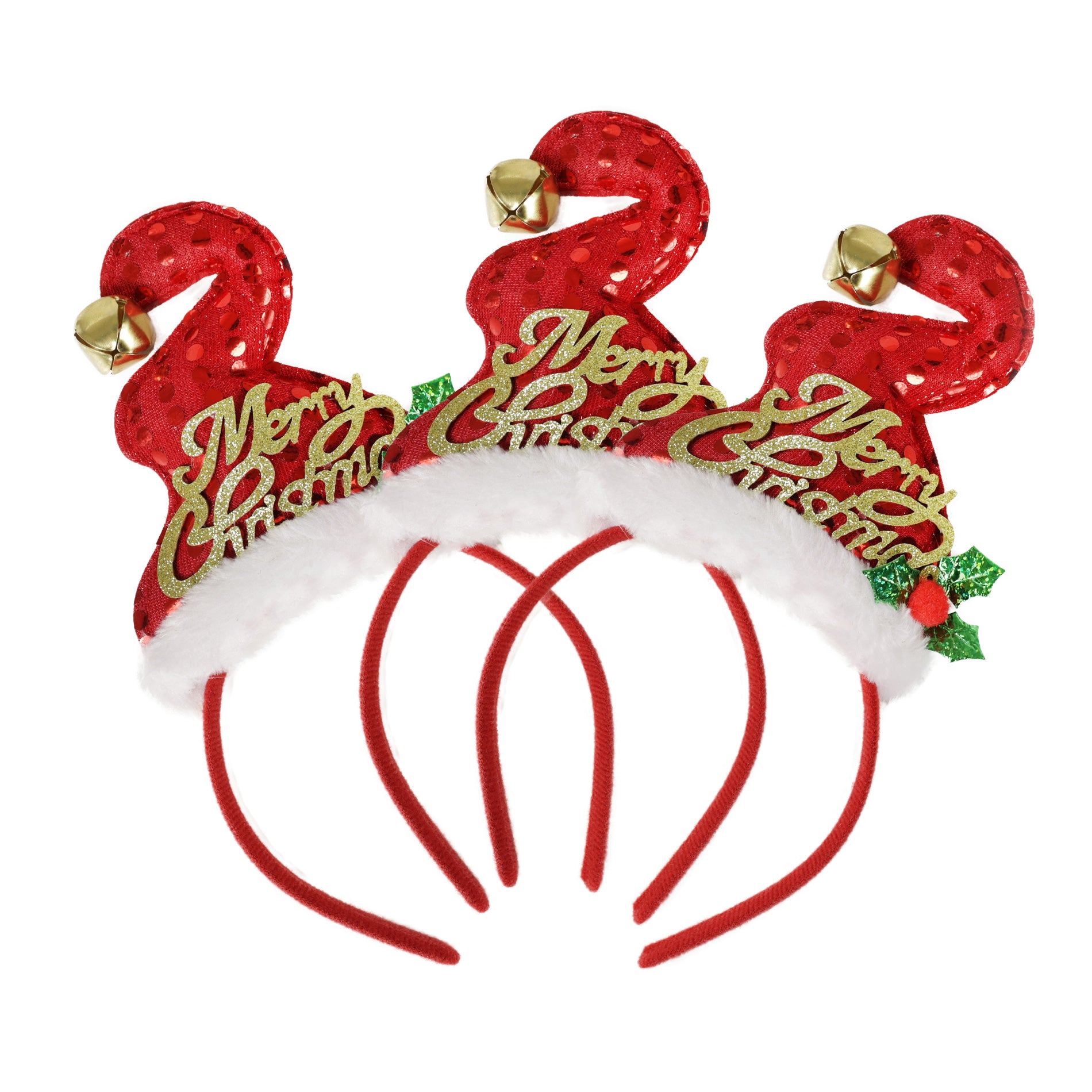 Christmas headband with jingle bell