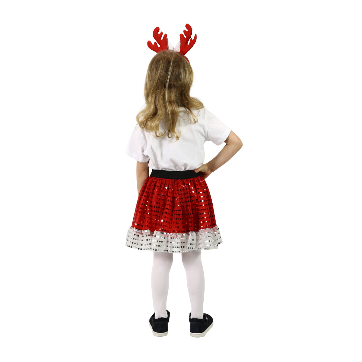 Children's Christmas reindeer TUTU skirt with headband 30 cm