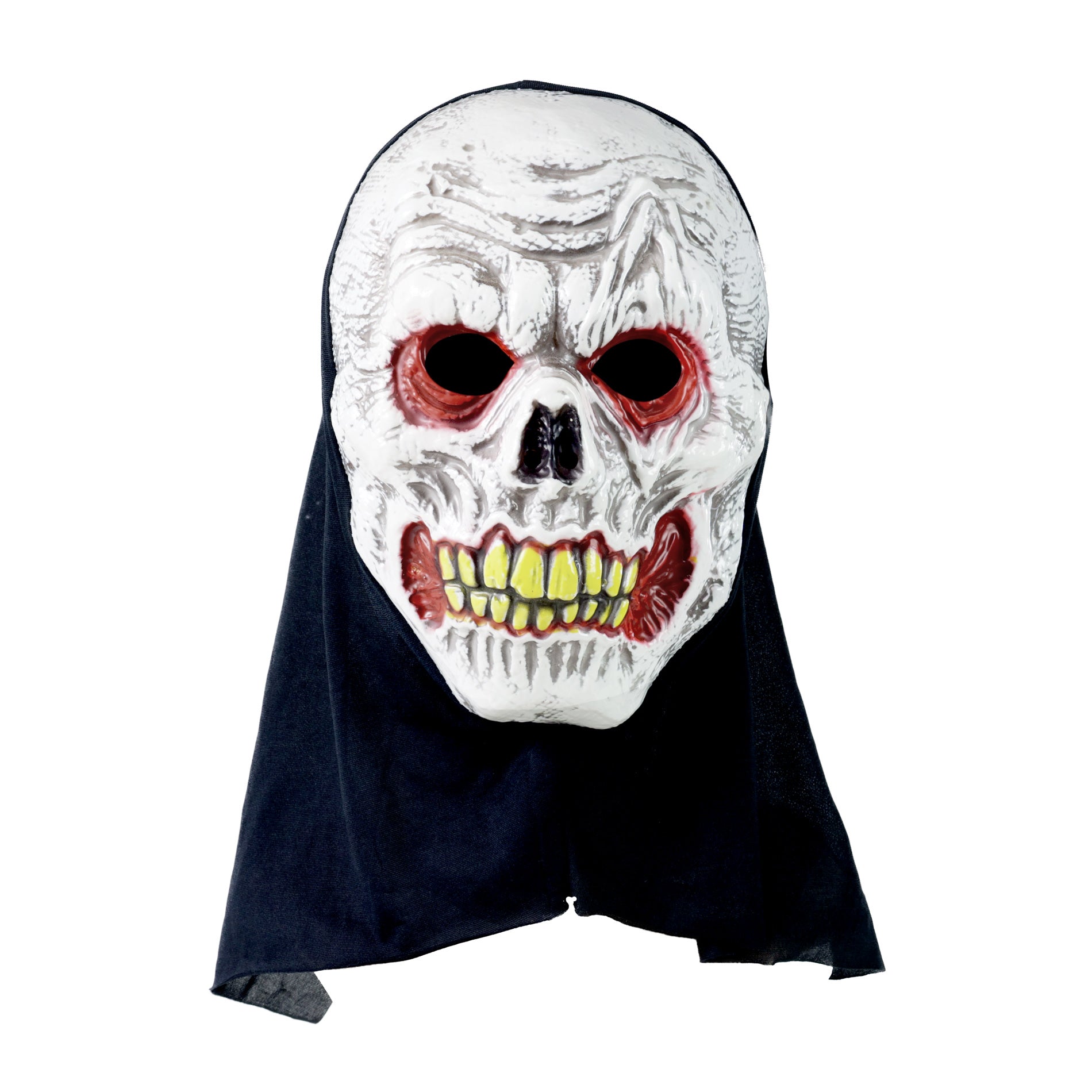 Skeleton mask with scarf